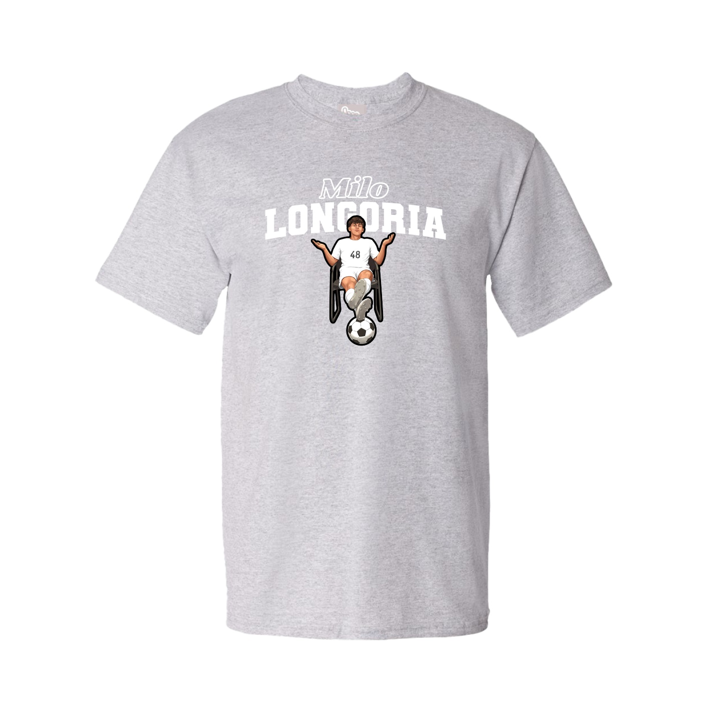 Tee — Name Arch in Grey