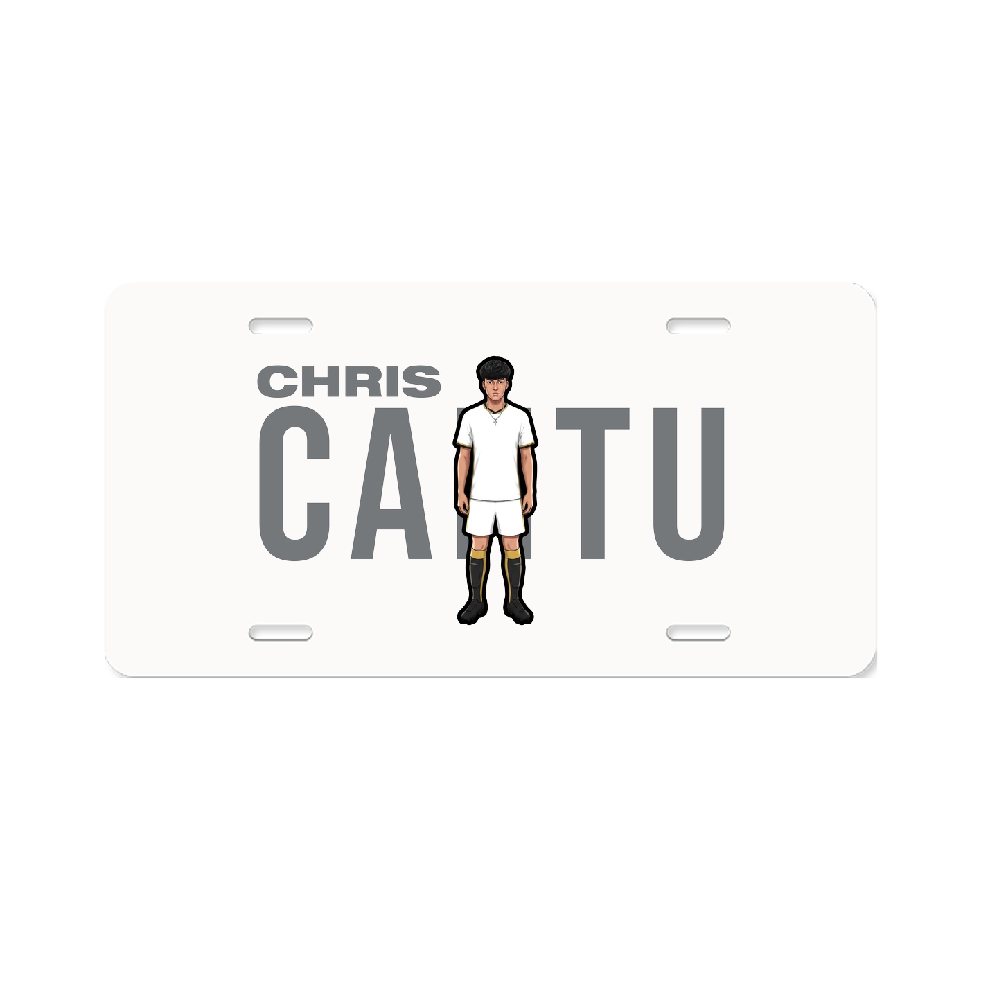 License Plate — Player Name in Classic