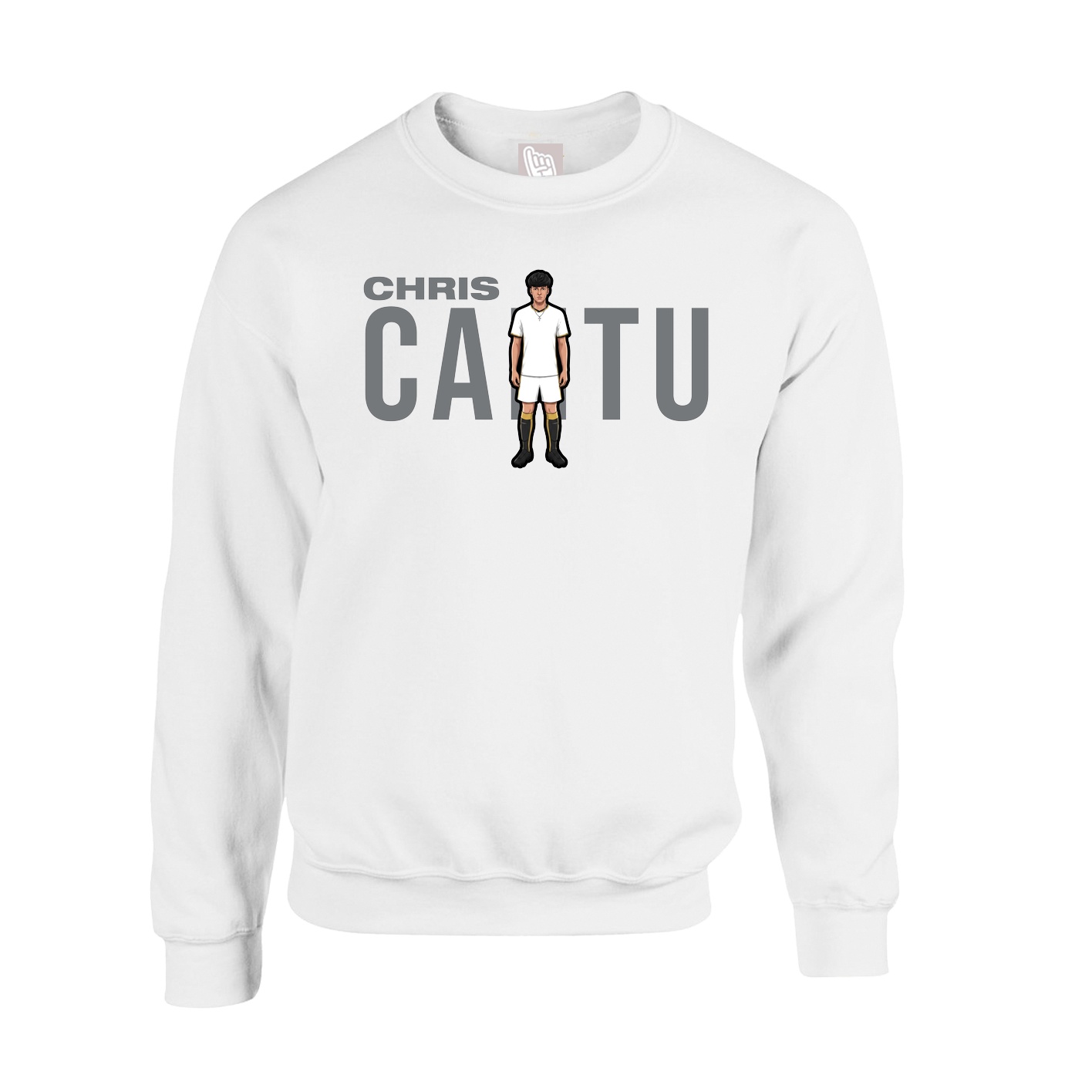 Fleece Crew — Player Name in White