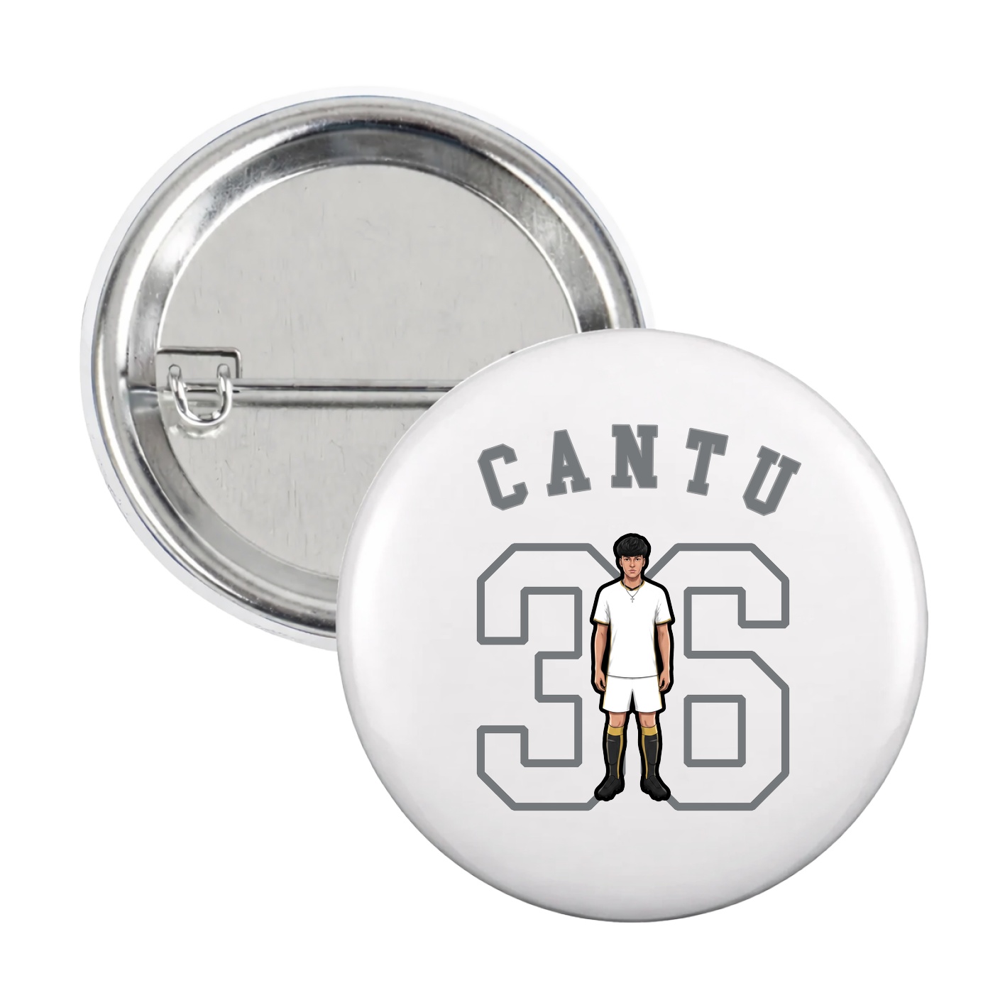 Game Day Button — Shirsey Arch in White