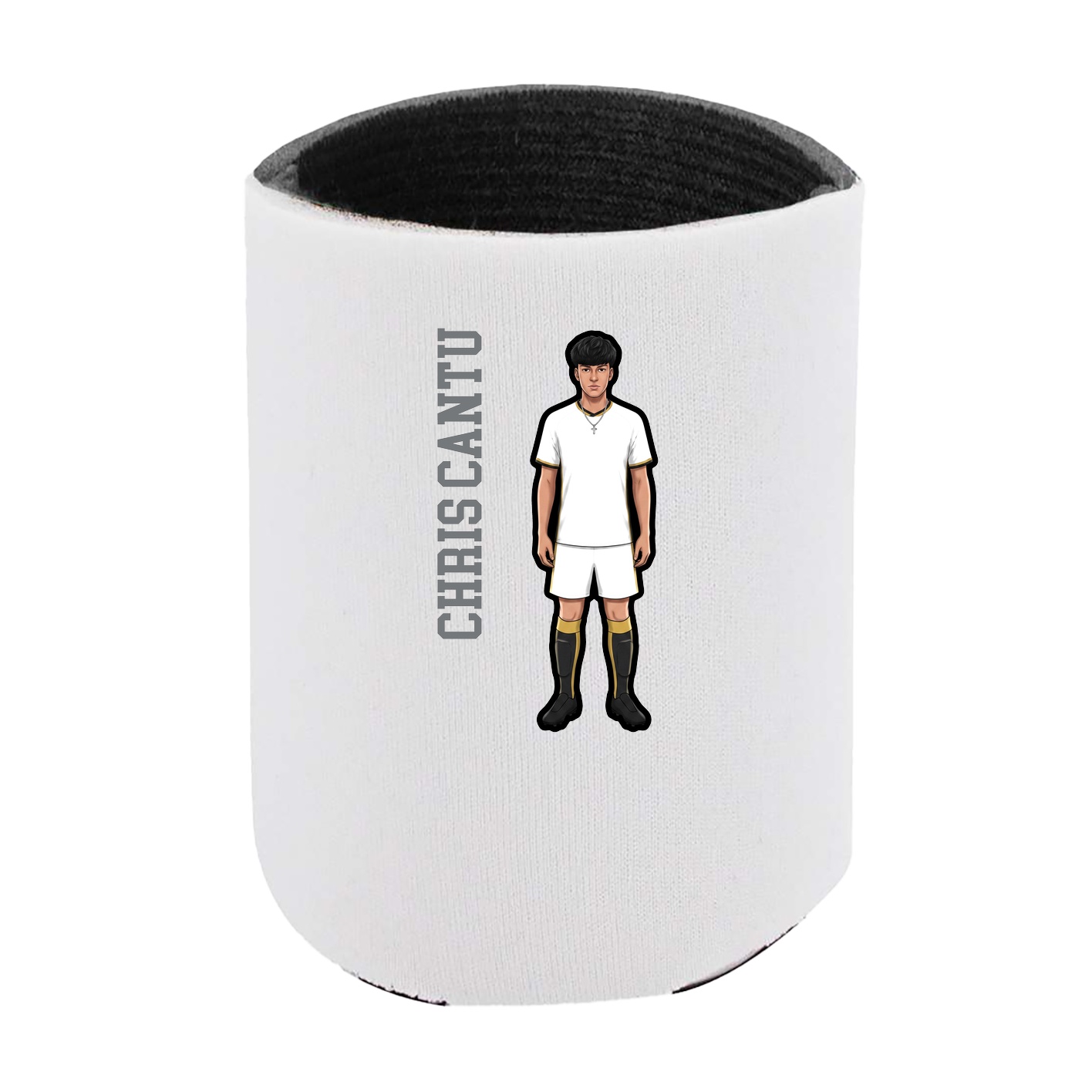 Can Holder — Name Vertical in White