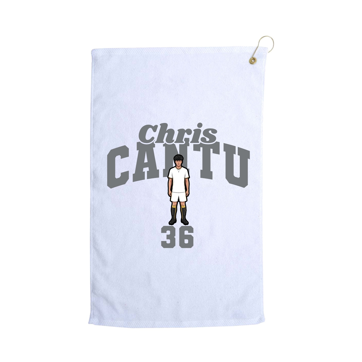 Golf Towel — Signature Arch in White