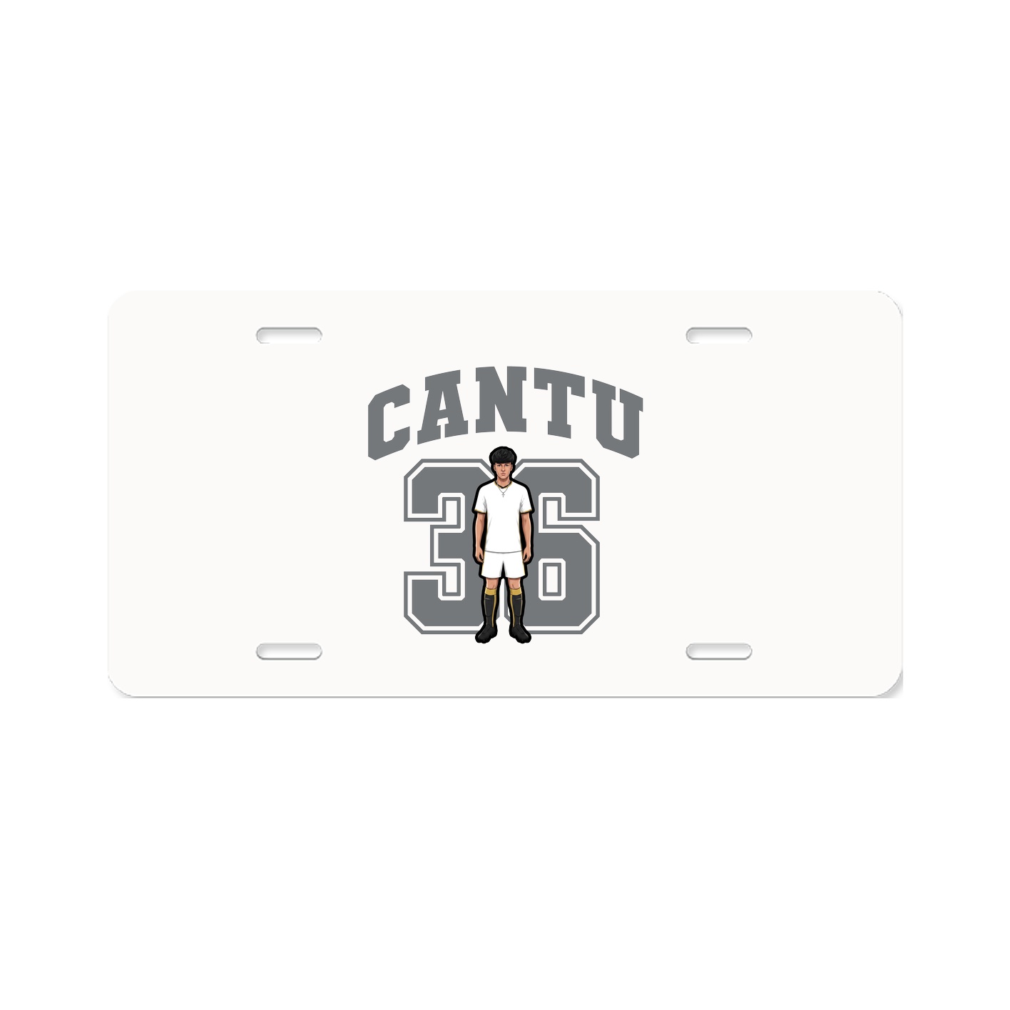 License Plate — Number in Classic