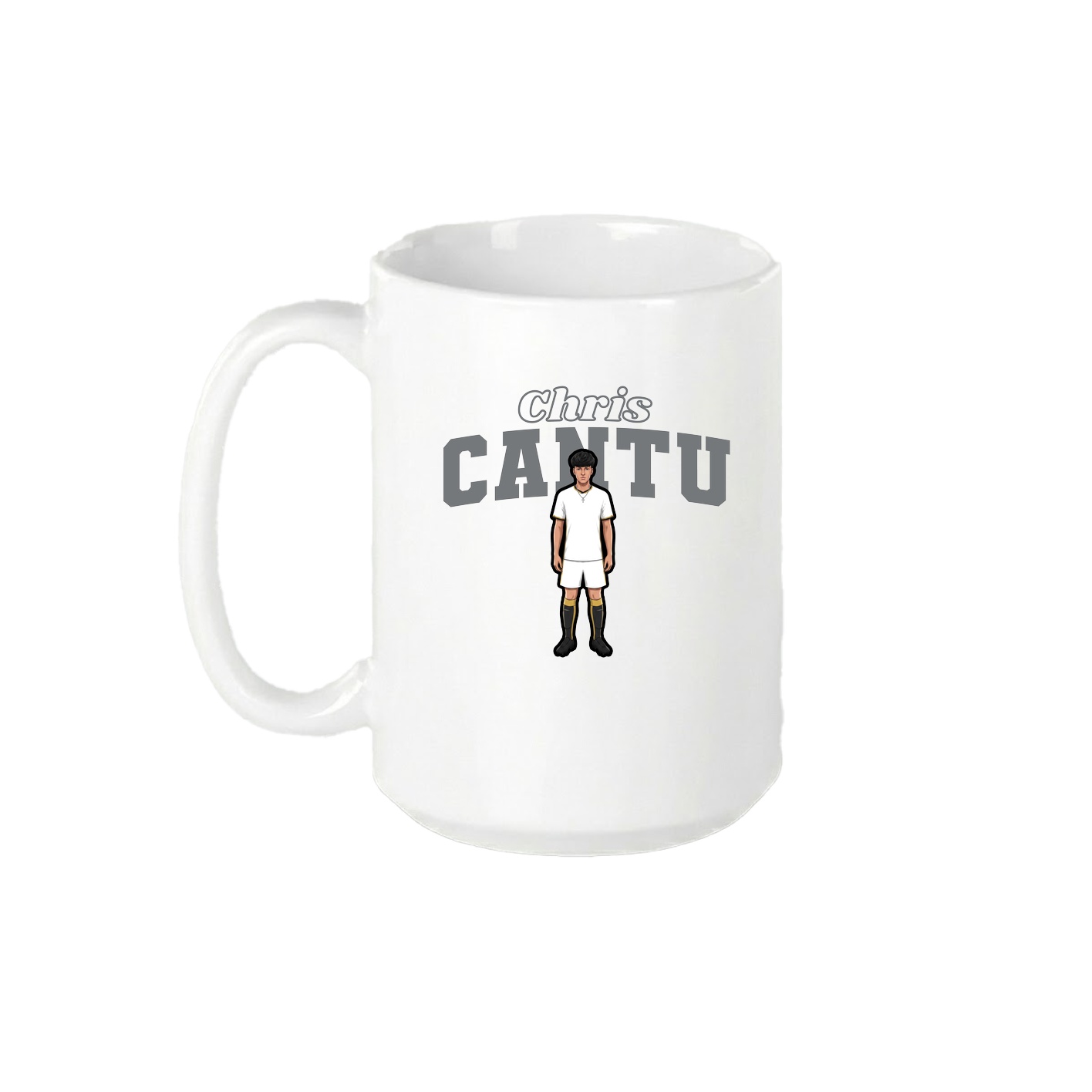15oz Coffee Mug — Name Arch in White