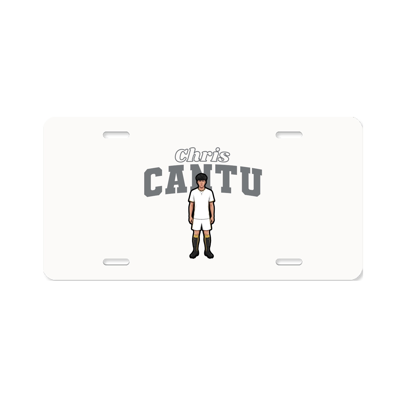 License Plate — Name Arch in Classic