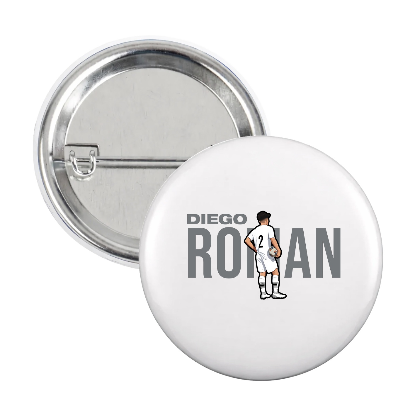 Game Day Button — Player Name in White