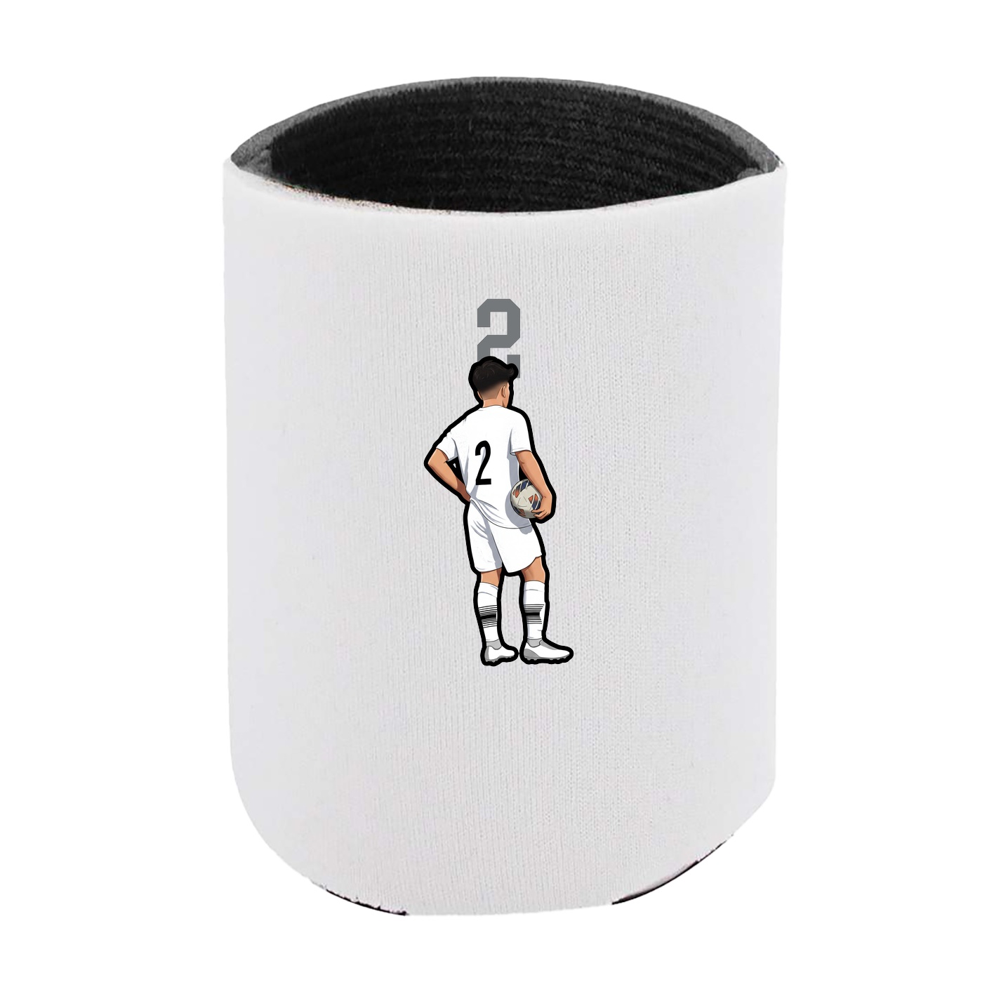 Can Holder — Number Top in White