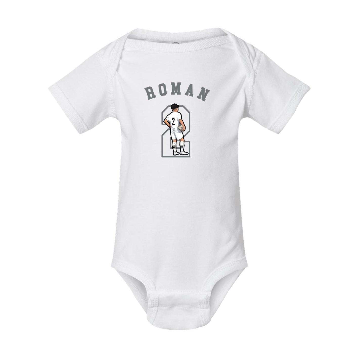 Baby Onesie — Shirsey Arch in White