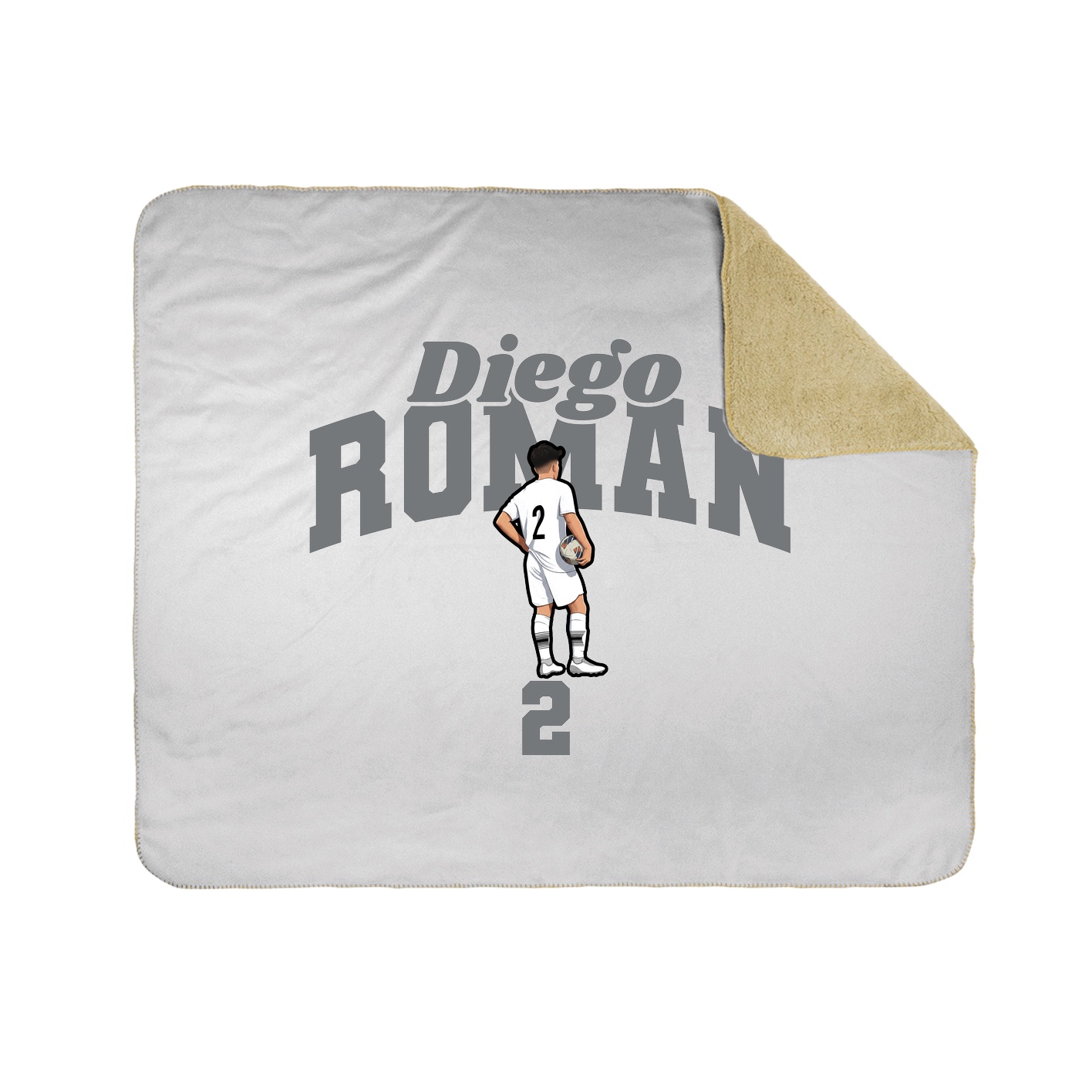 Throw Blanket — Signature Arch in White