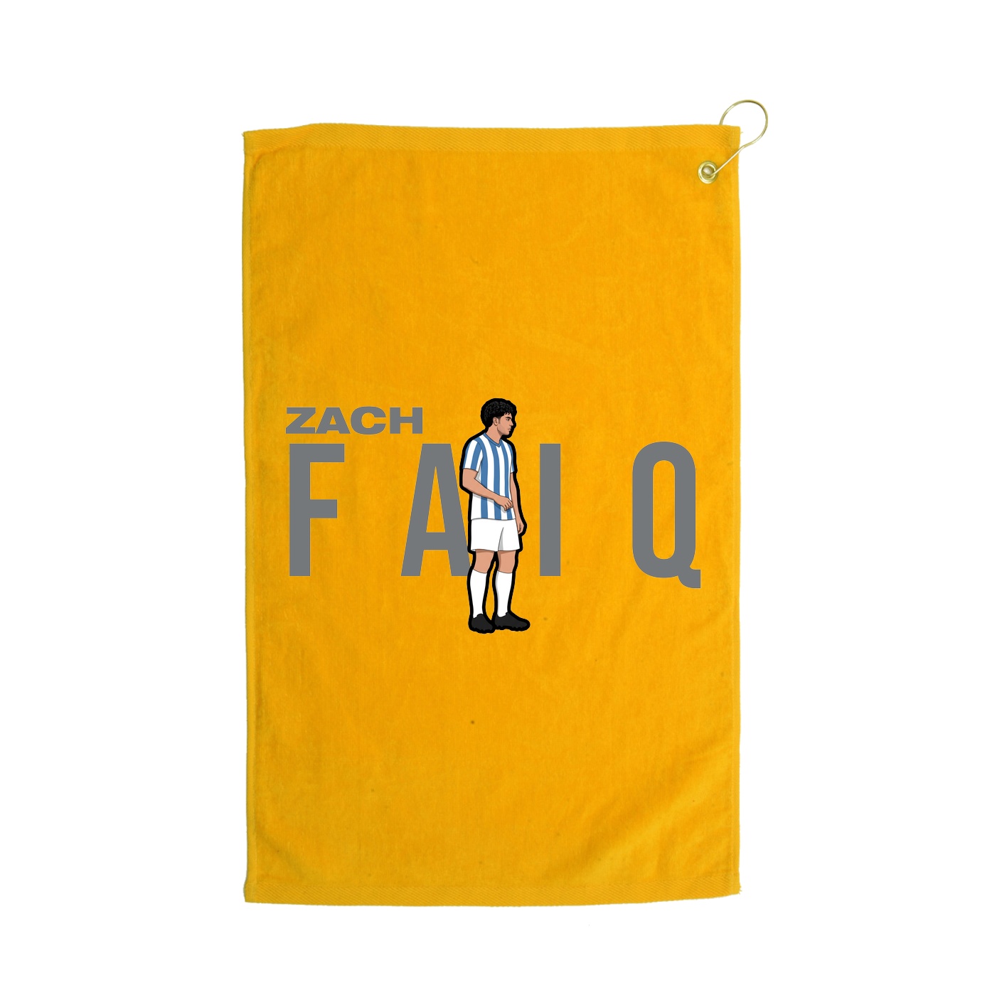 Golf Towel — Player Name in Gold