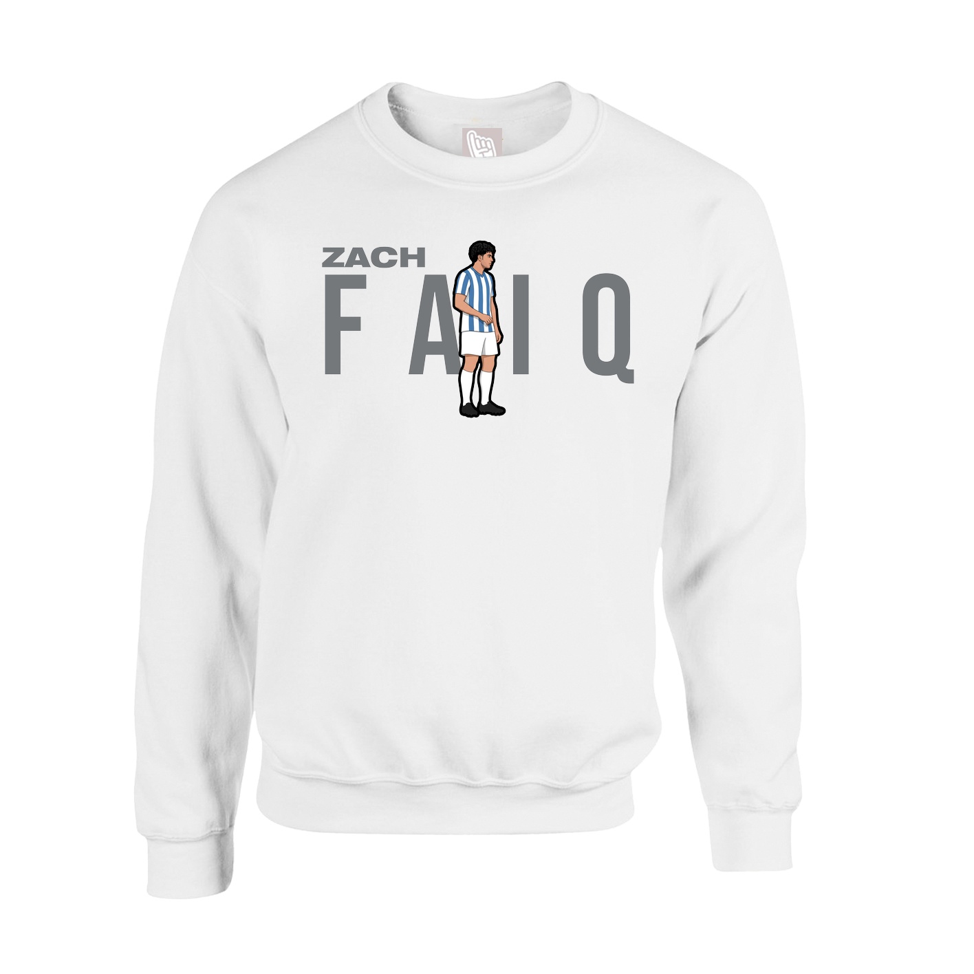 Fleece Crew — Player Name in White