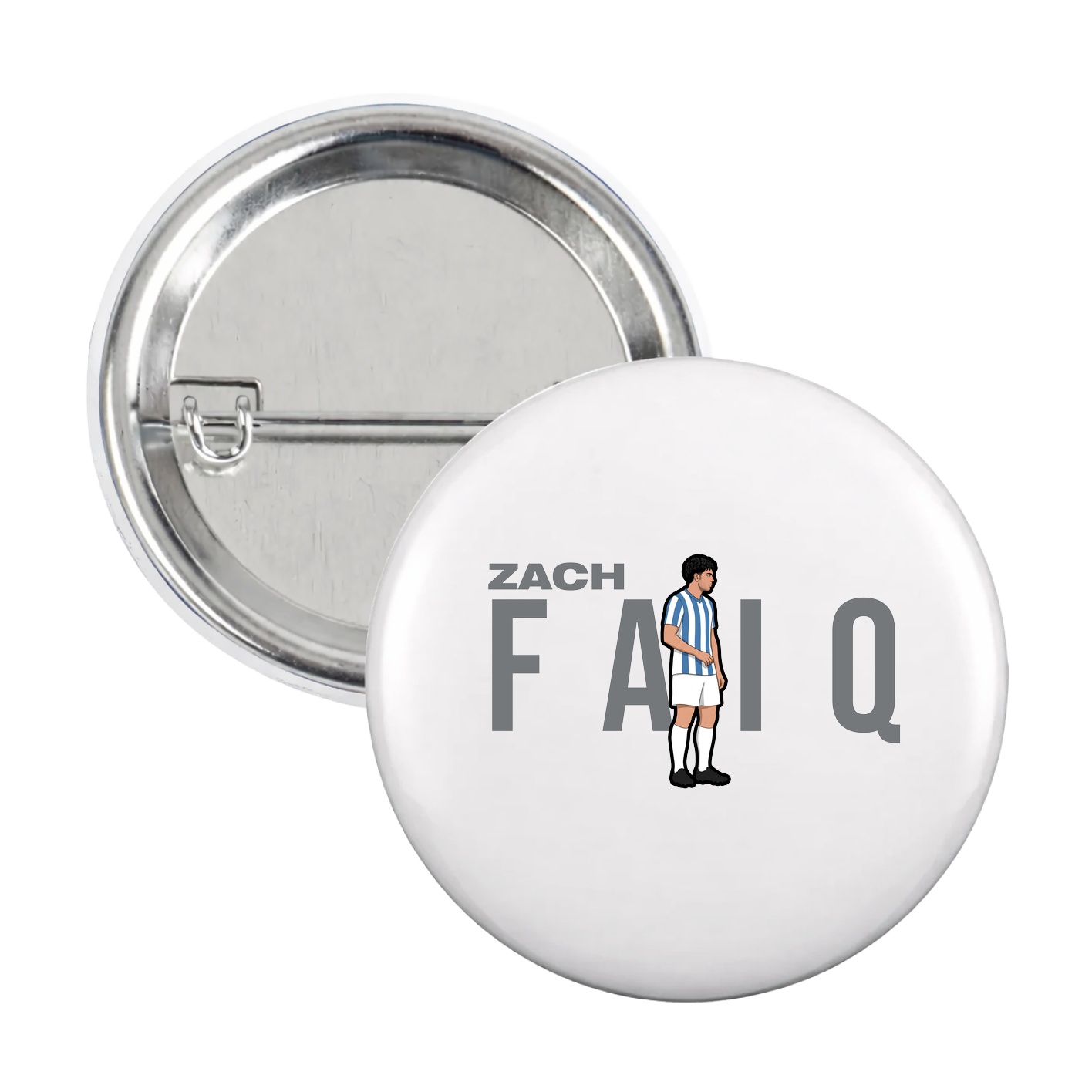 Game Day Button — Player Name in White