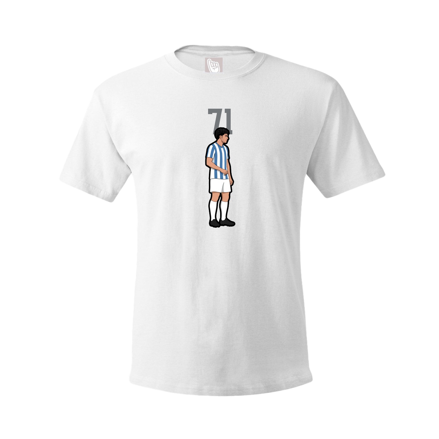 Tee — Number Top in White