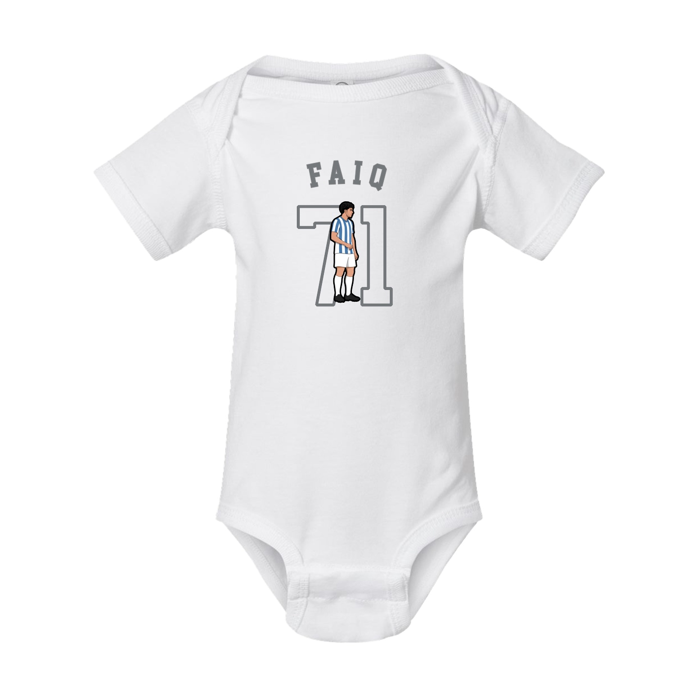Baby Onesie — Shirsey Arch in White