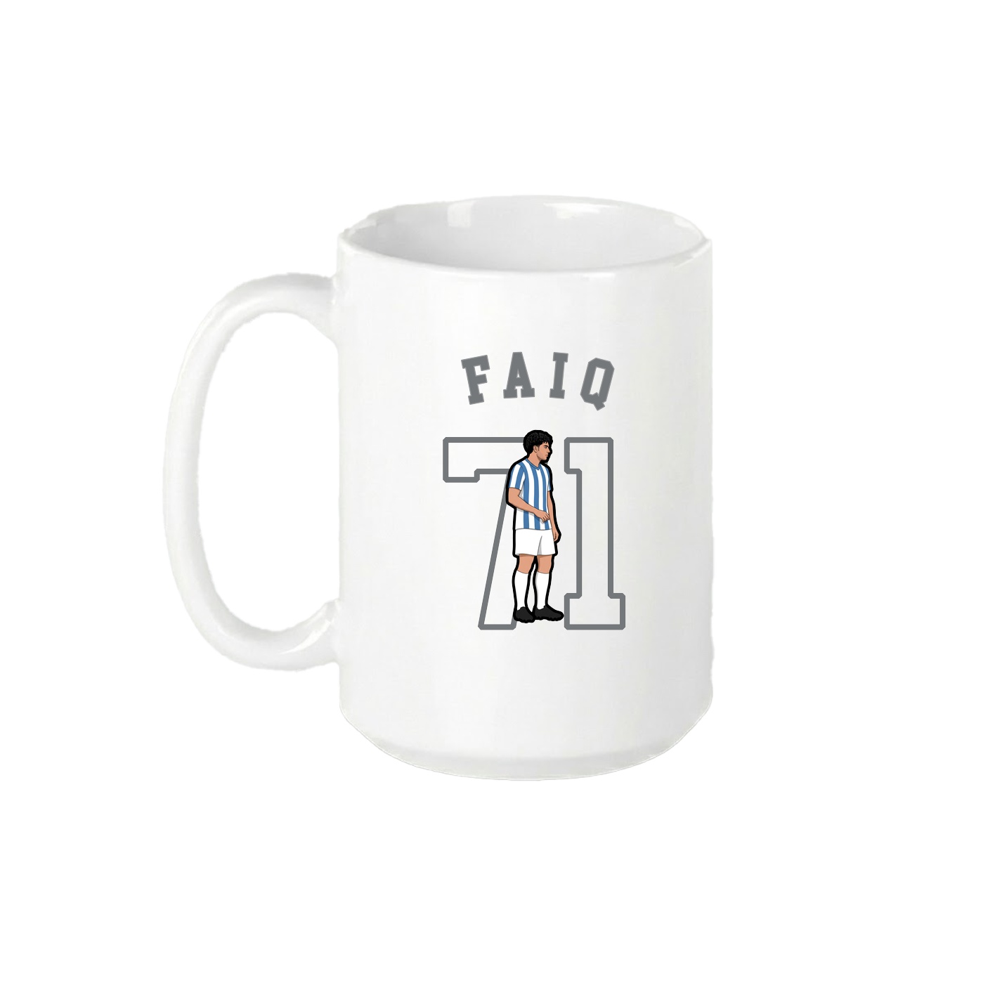 15oz Coffee Mug — Shirsey Arch in White