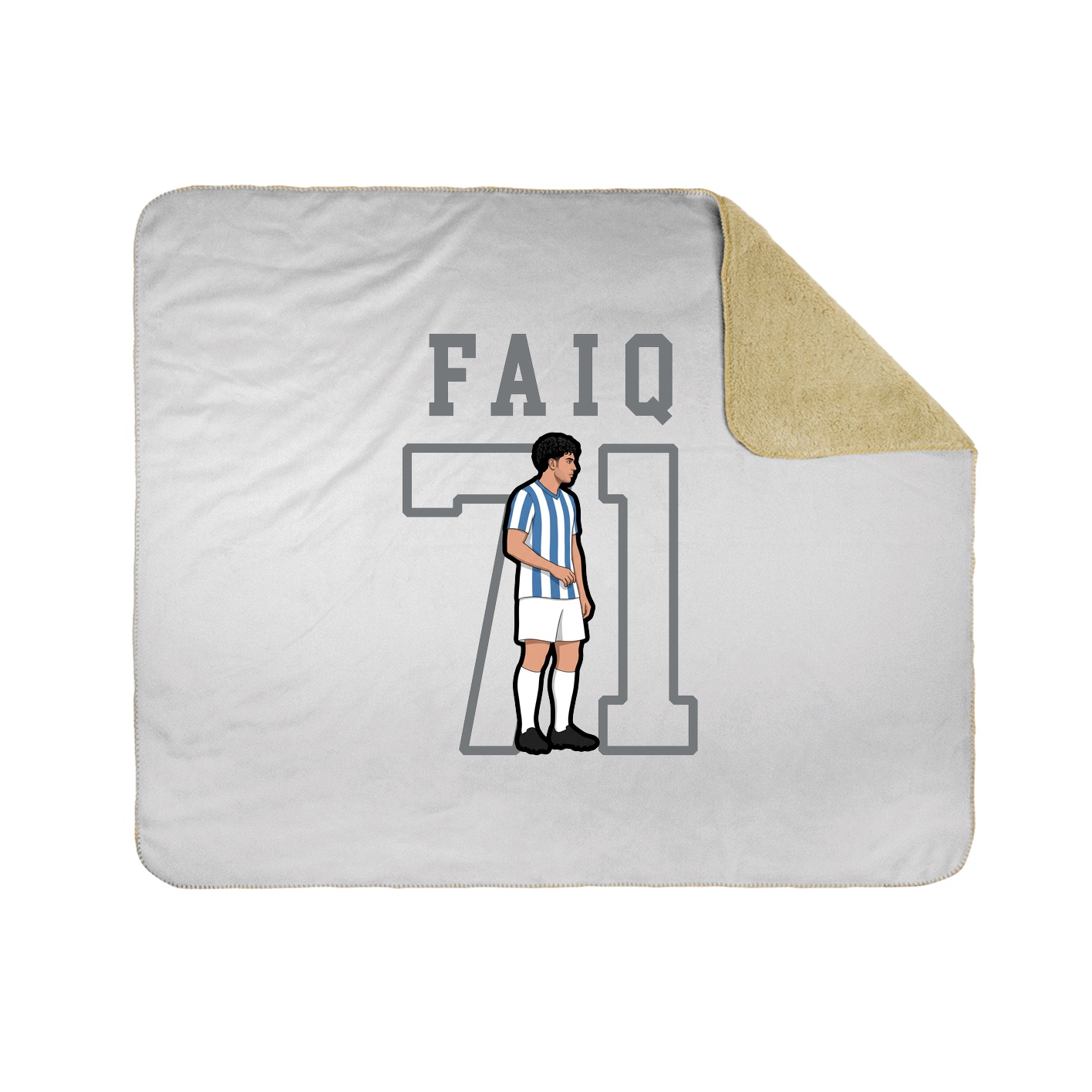 Throw Blanket — Shirsey in White