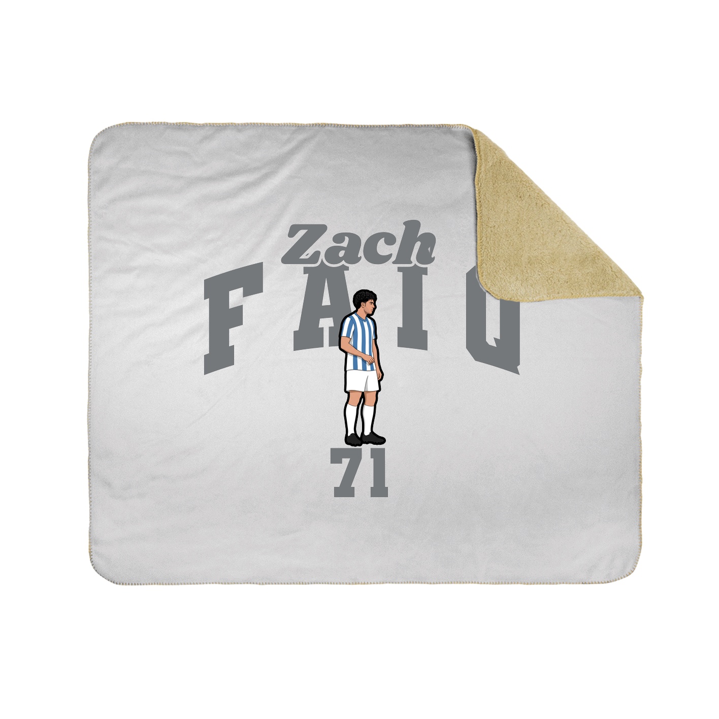 Throw Blanket — Signature Arch in White