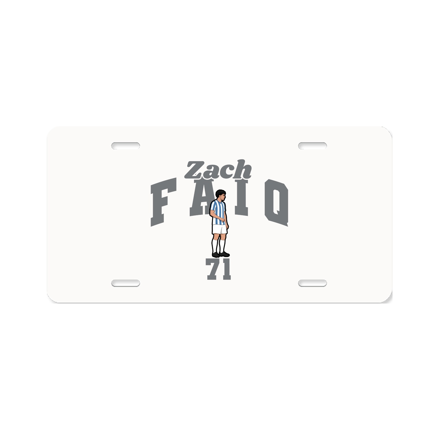 License Plate — Signature Arch in Classic