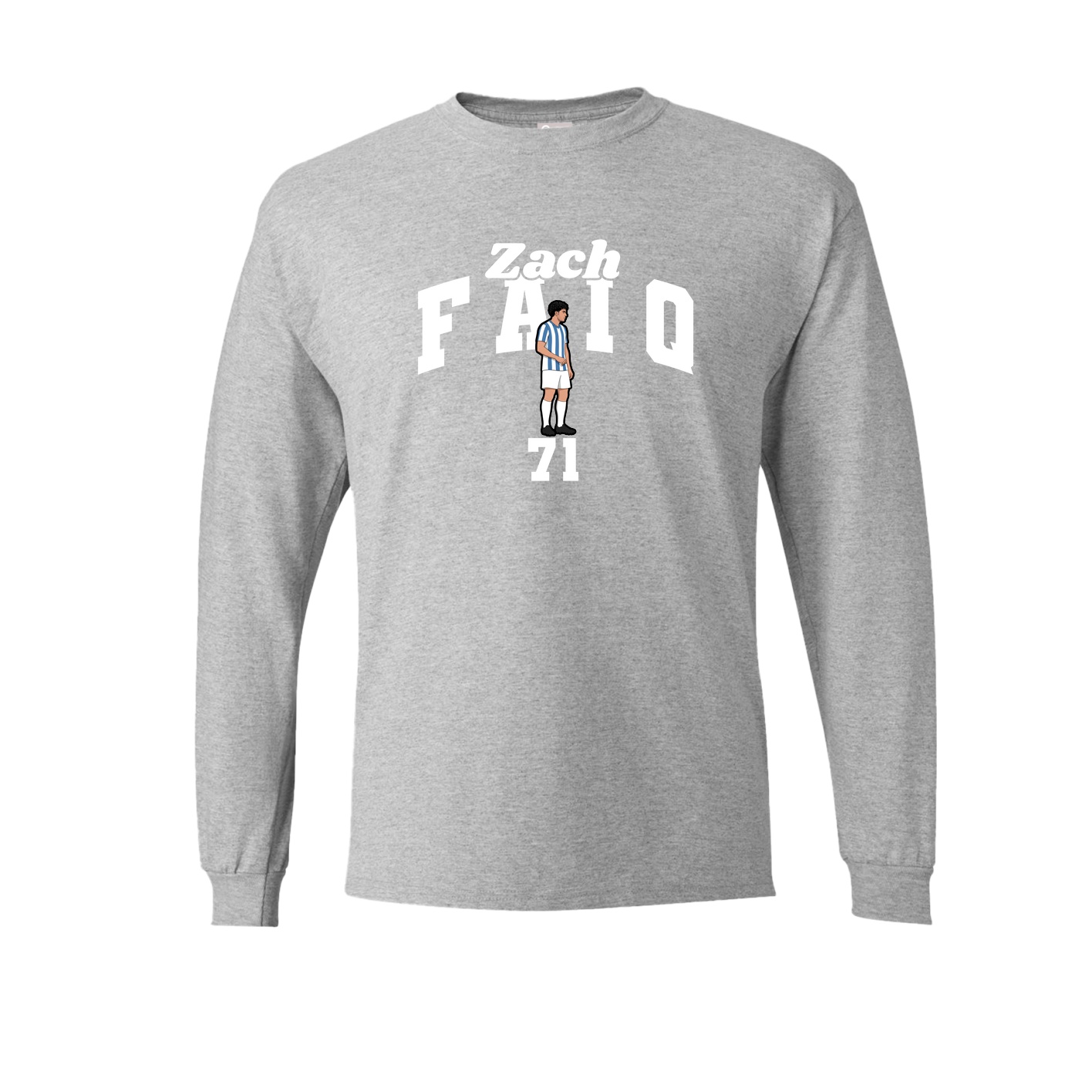 Long Sleeve Tee — Signature Arch in Grey
