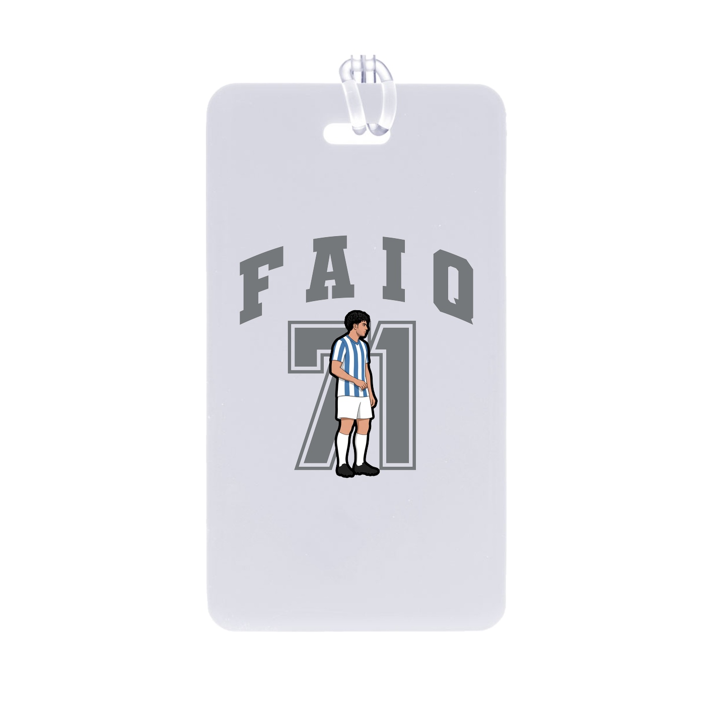 Bag Tag — Number in Classic