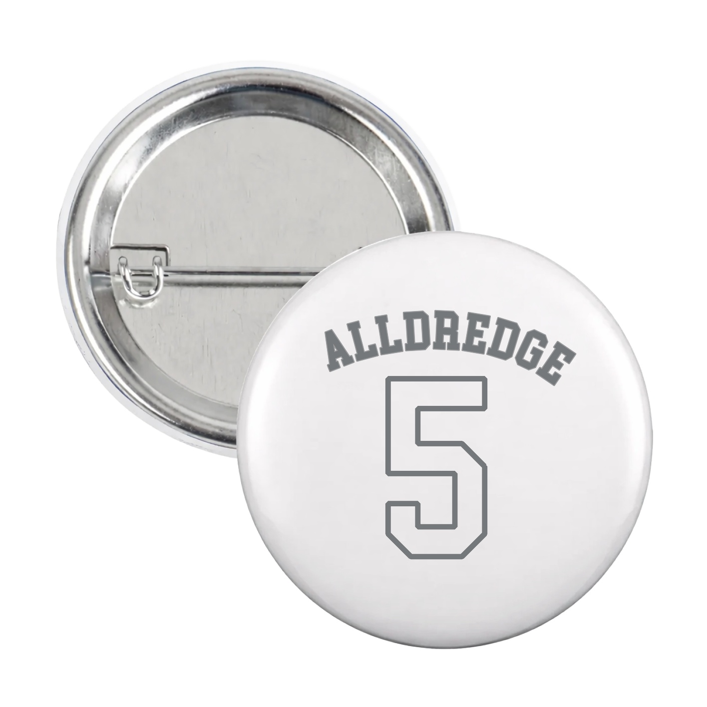 Game Day Button — Shirsey Arch in White
