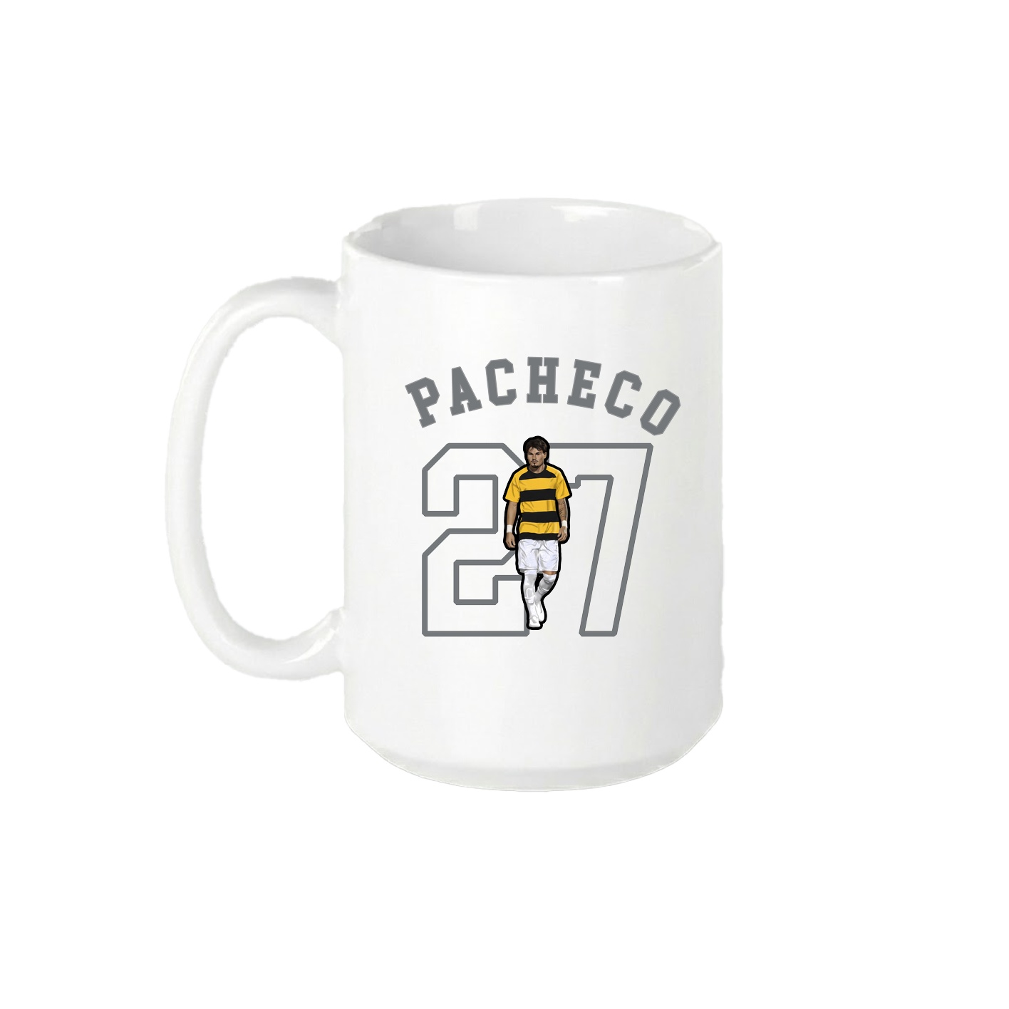 15oz Coffee Mug — Shirsey Arch in White