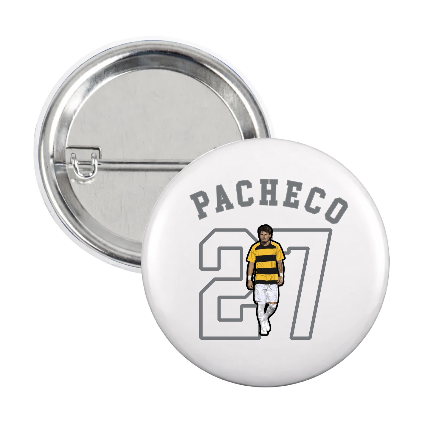 Game Day Button — Shirsey Arch in White