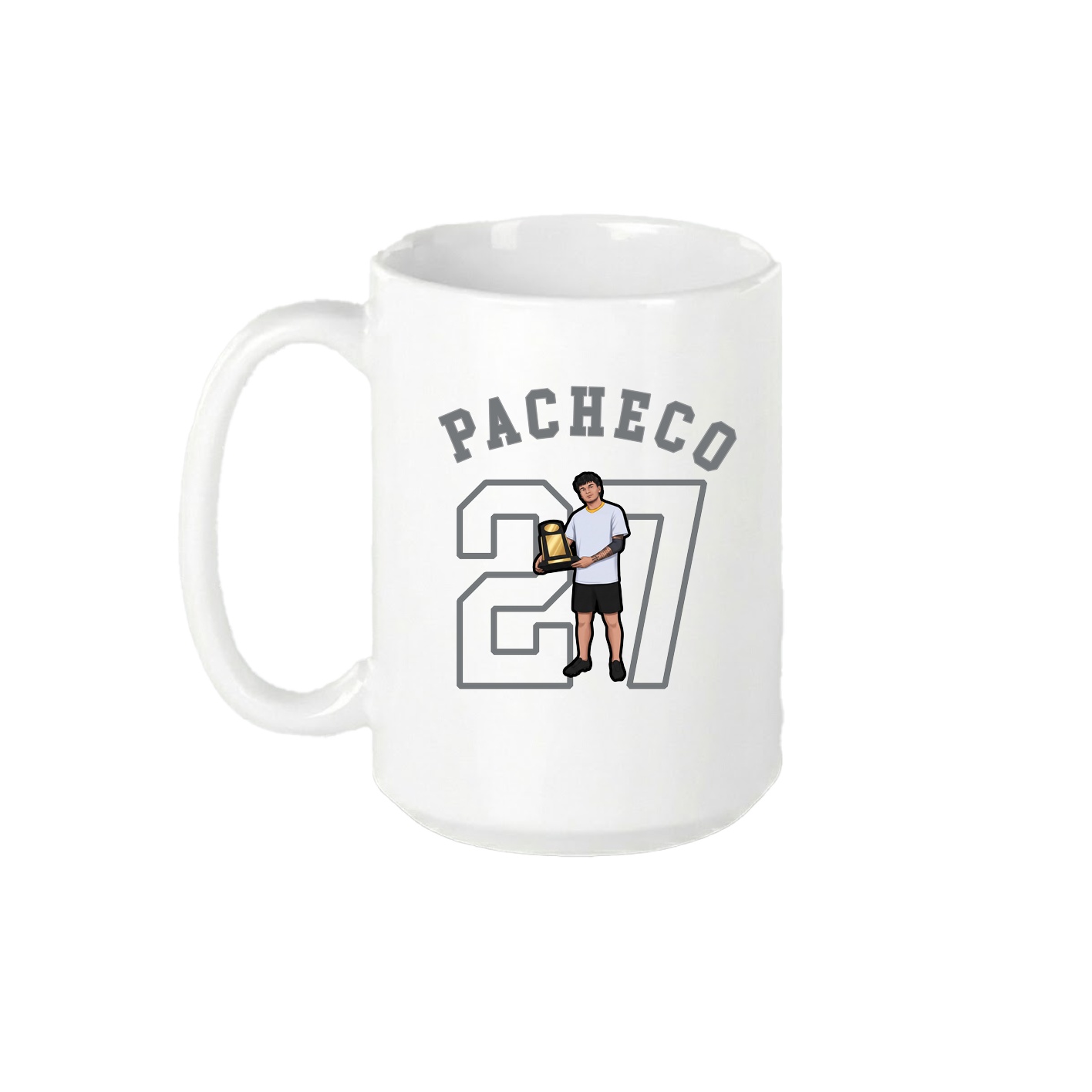 15oz Coffee Mug — Shirsey Arch in White