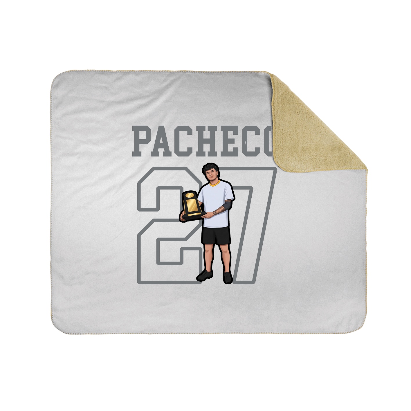 Throw Blanket — Shirsey in White