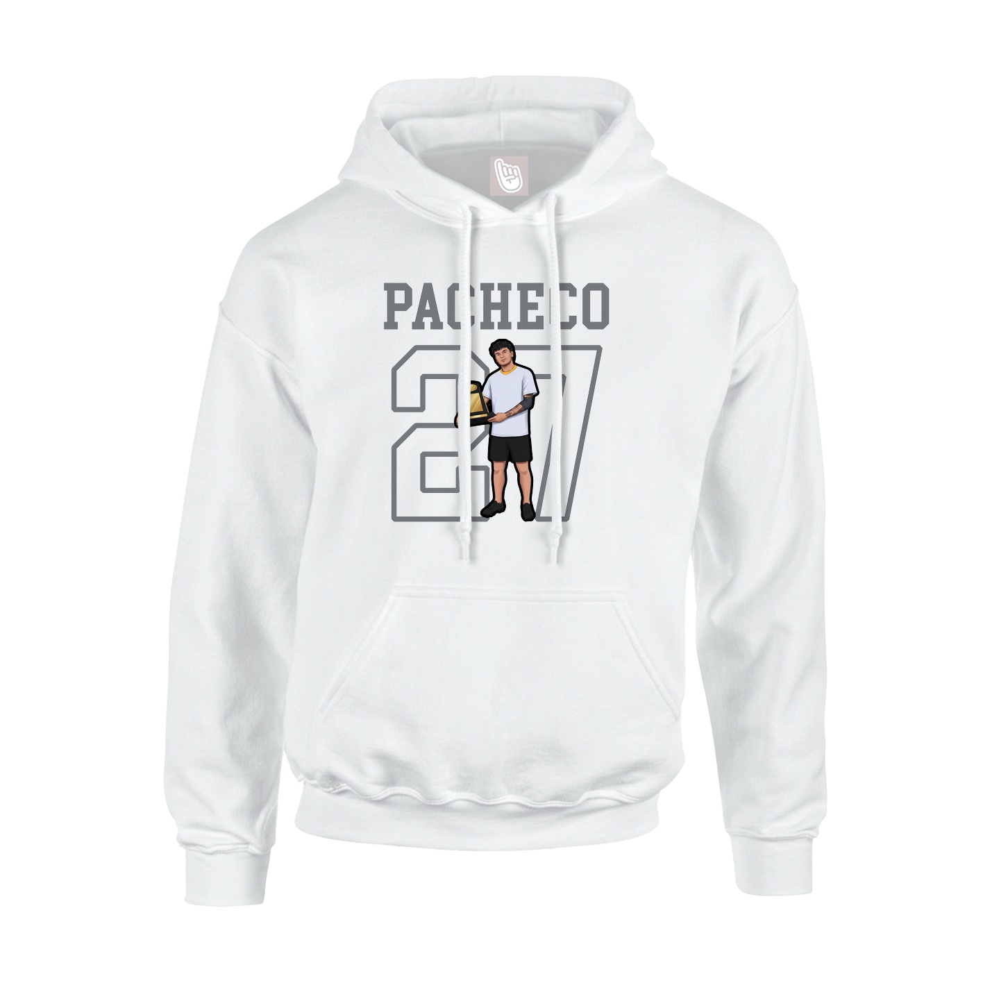 Youth Hoodie — Shirsey in White