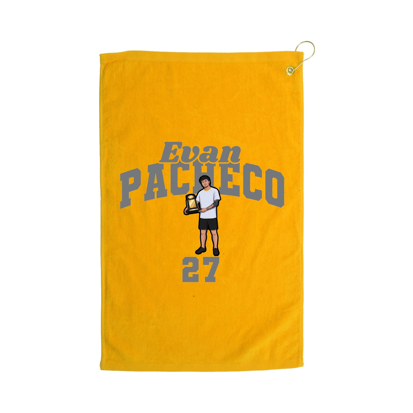 Golf Towel — Signature Arch in Gold