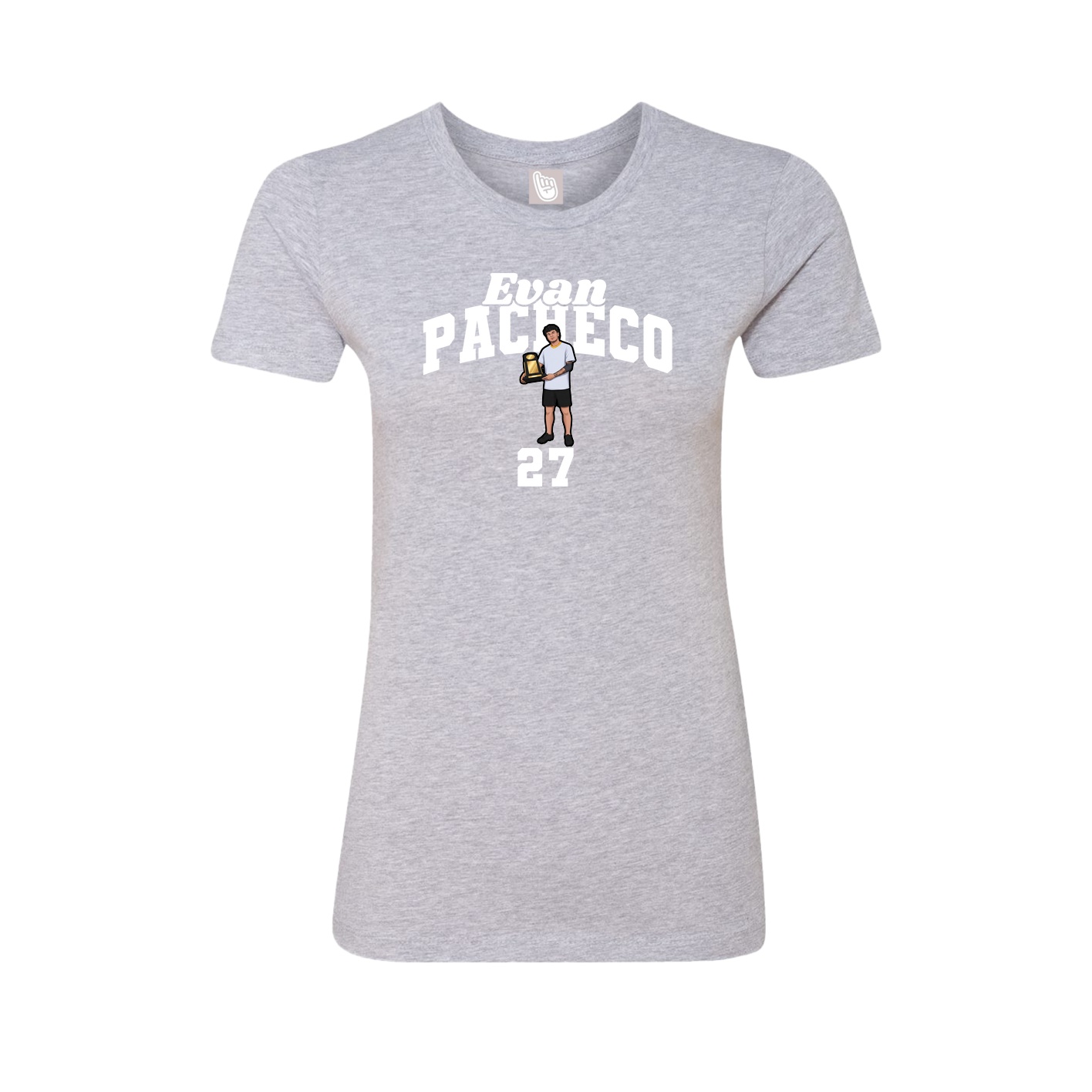 Womens Tee — Signature Arch in Grey