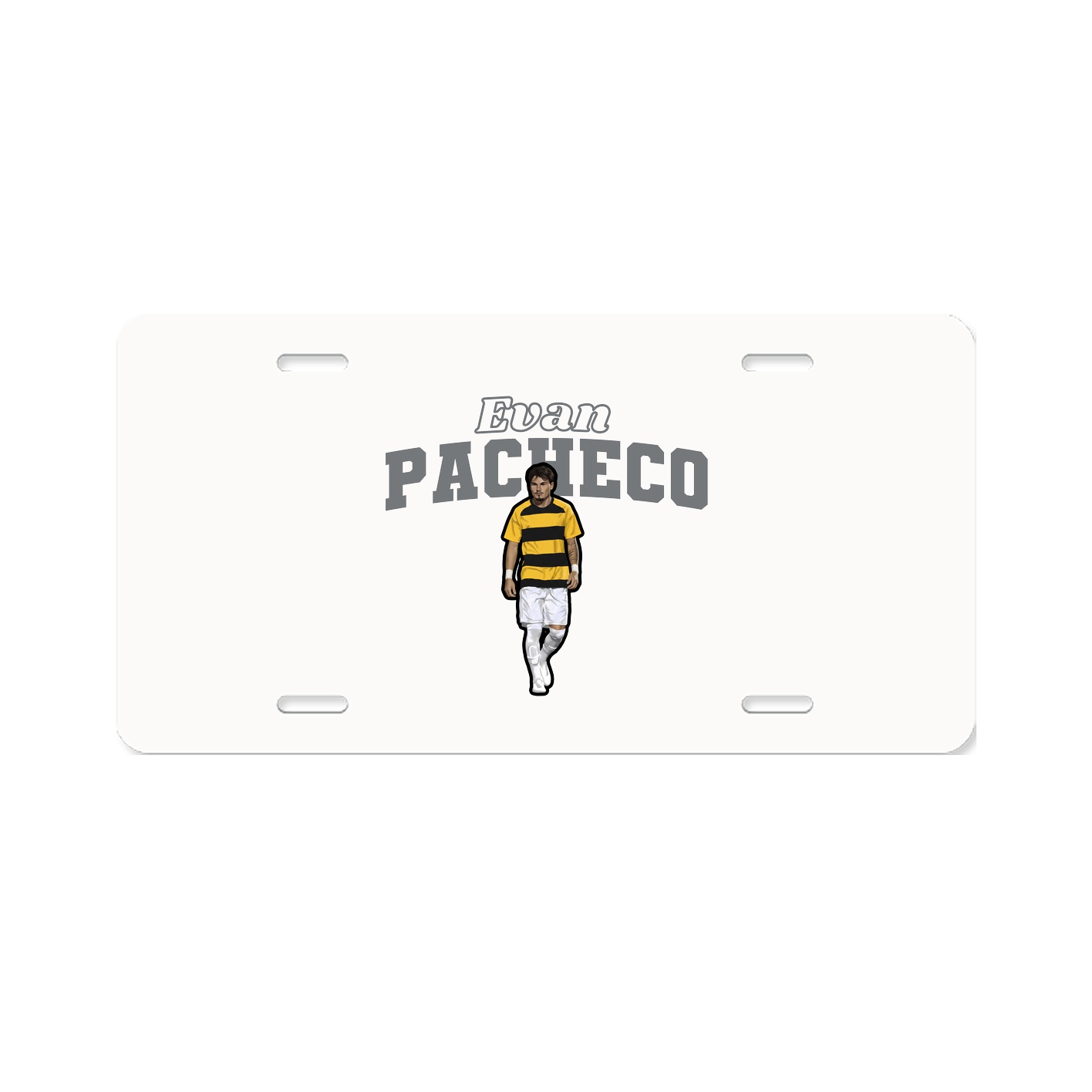 License Plate — Name Arch in Classic