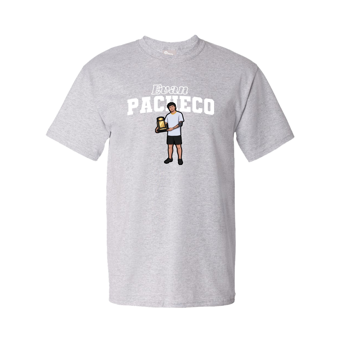Tee — Name Arch in Grey