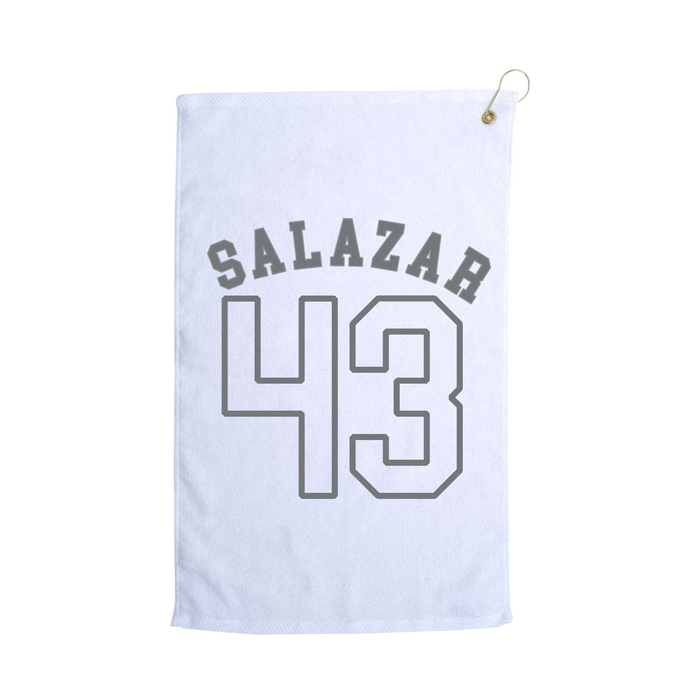 Golf Towel — Shirsey Arch in White