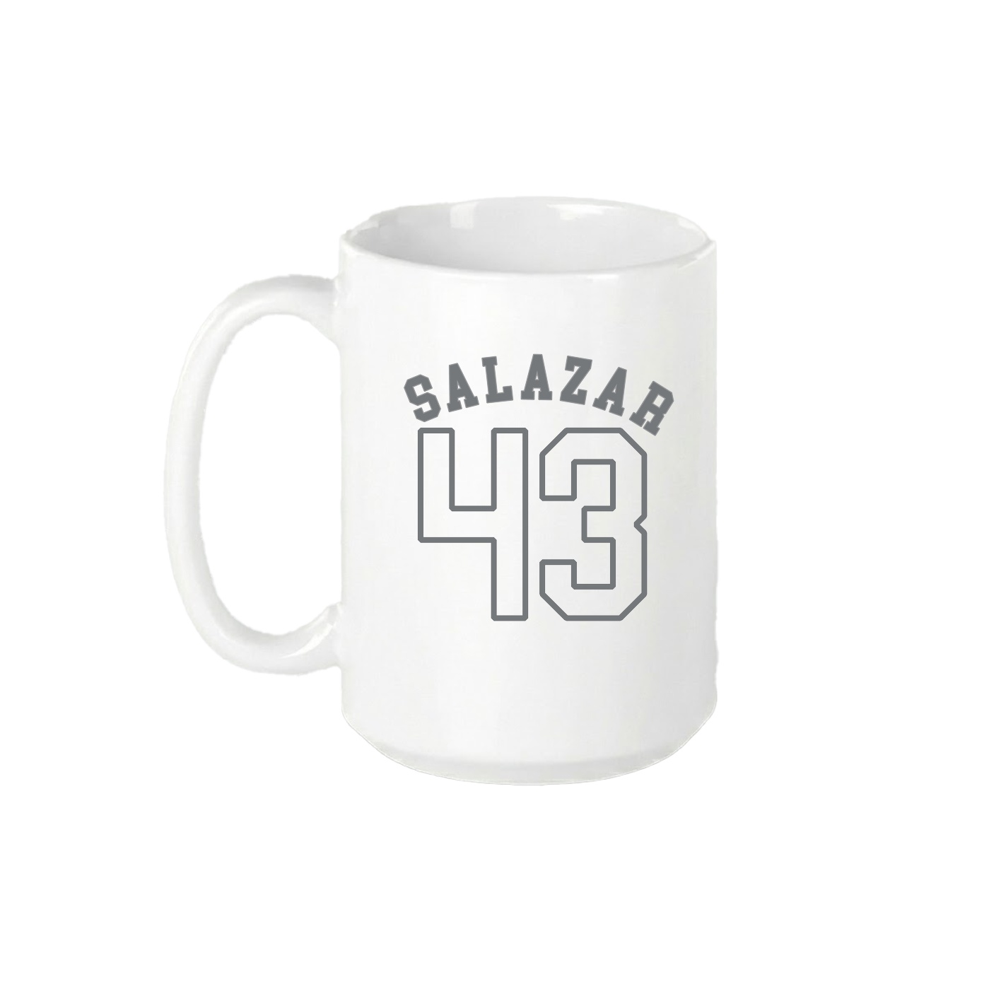 15oz Coffee Mug — Shirsey Arch in White