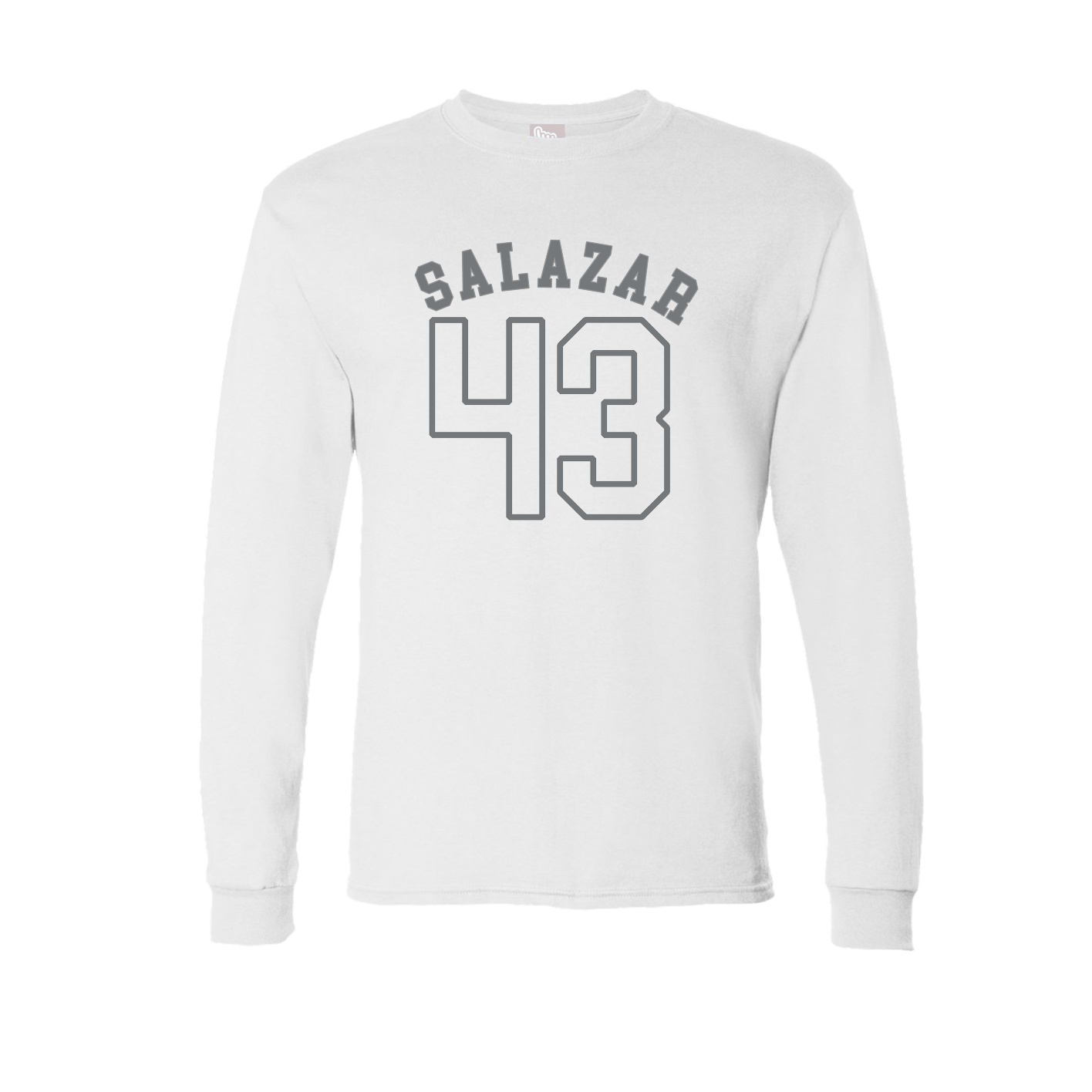 Long Sleeve Tee — Shirsey Arch in White
