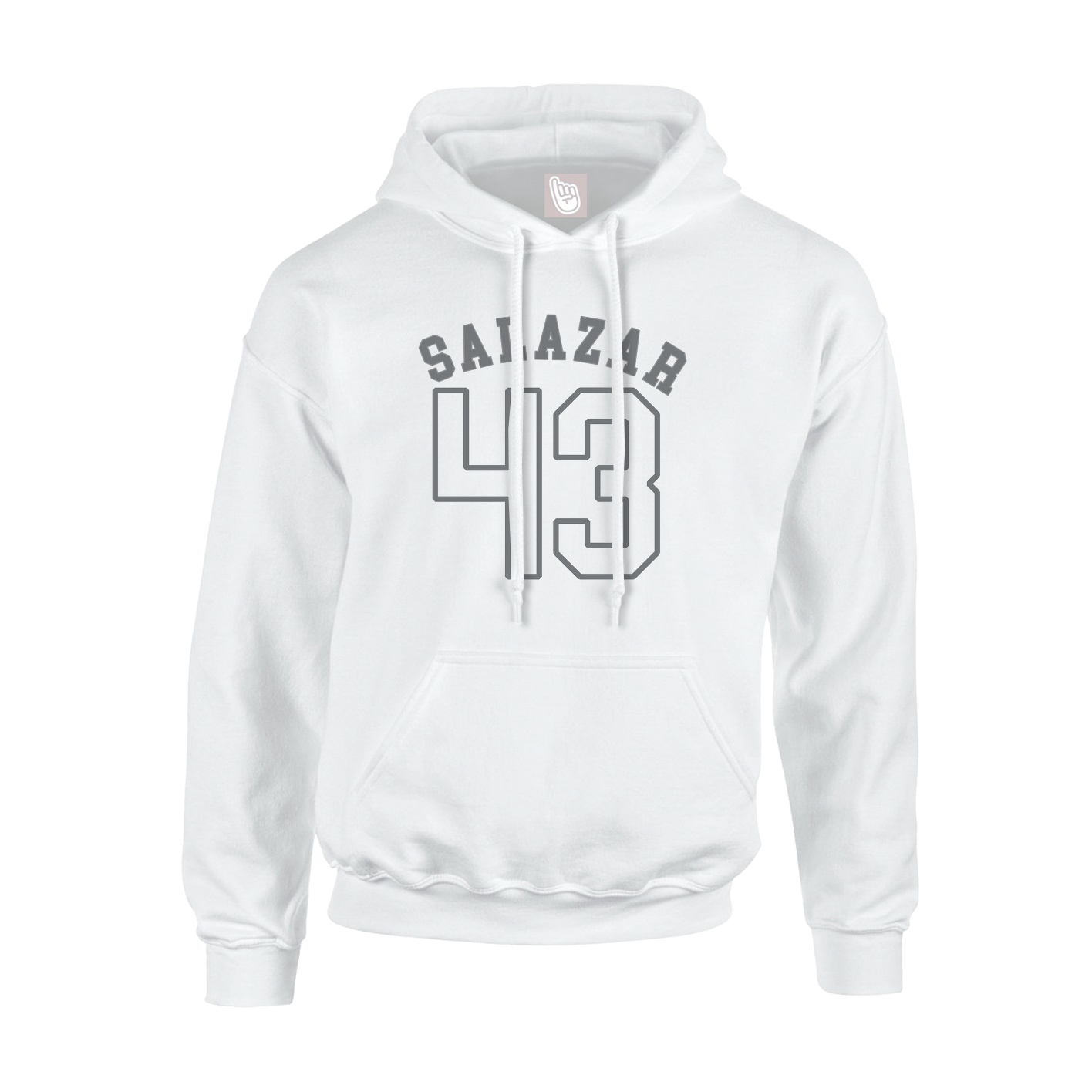 Hoodie — Shirsey Arch in White