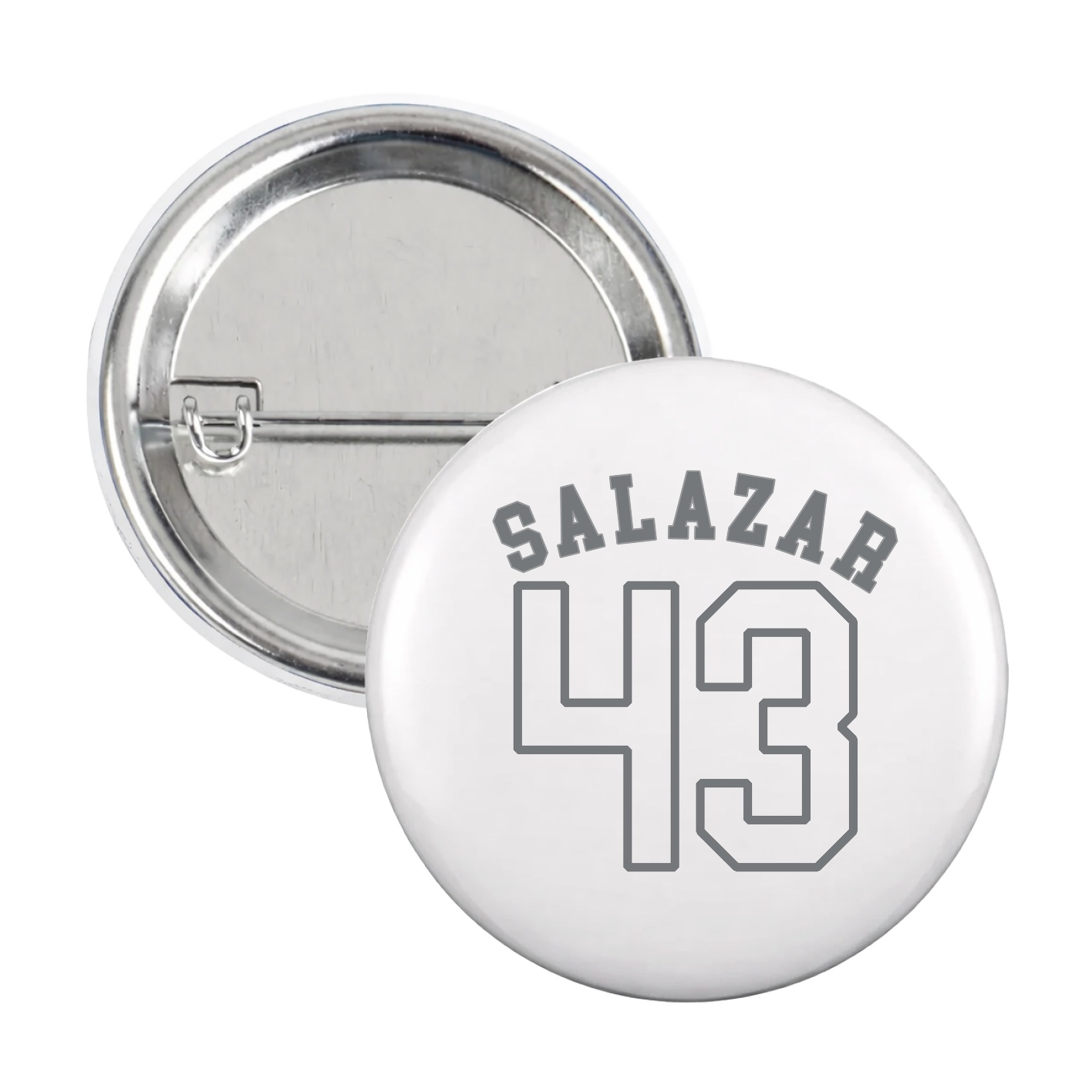 Game Day Button — Shirsey Arch in White