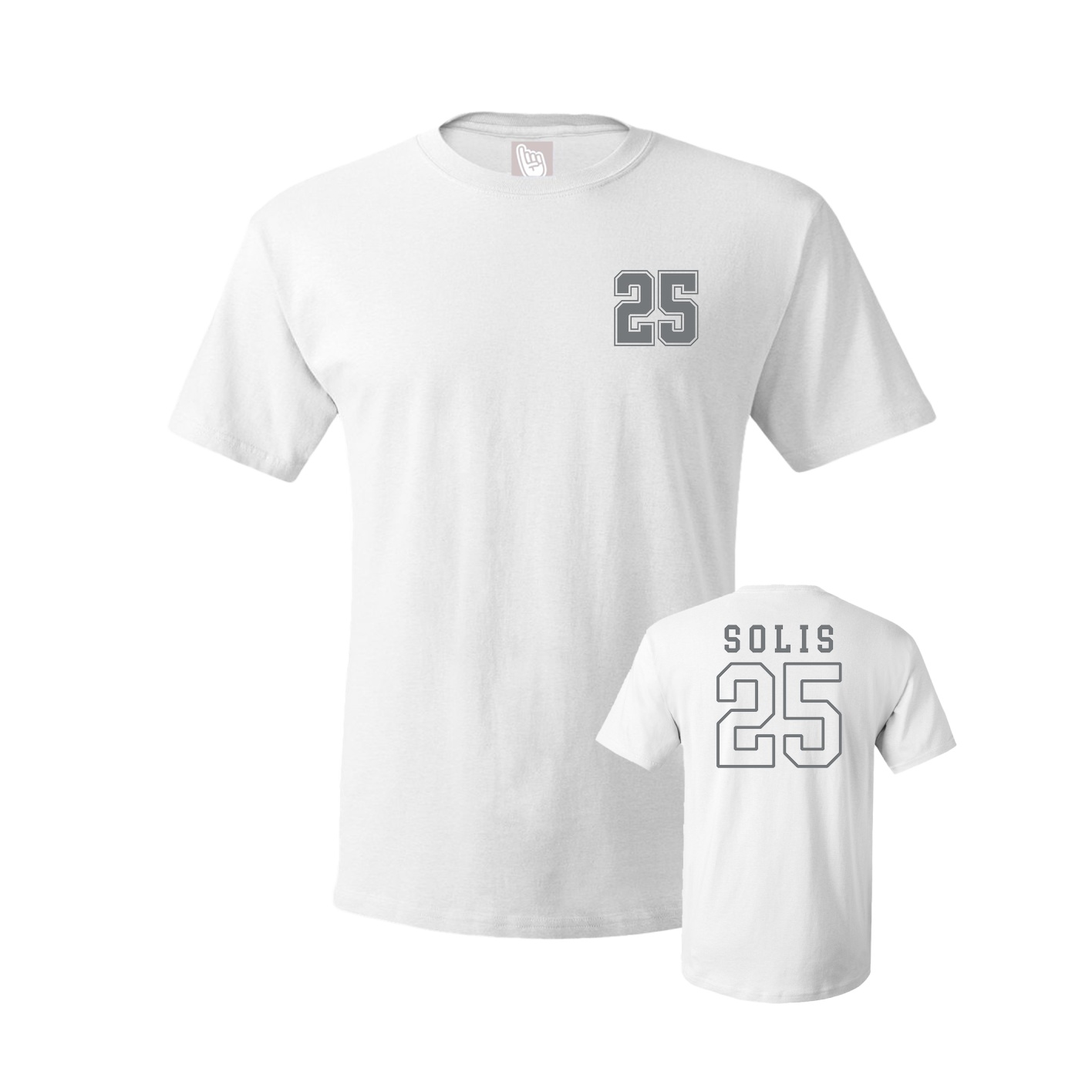Tee — Chest Back in White