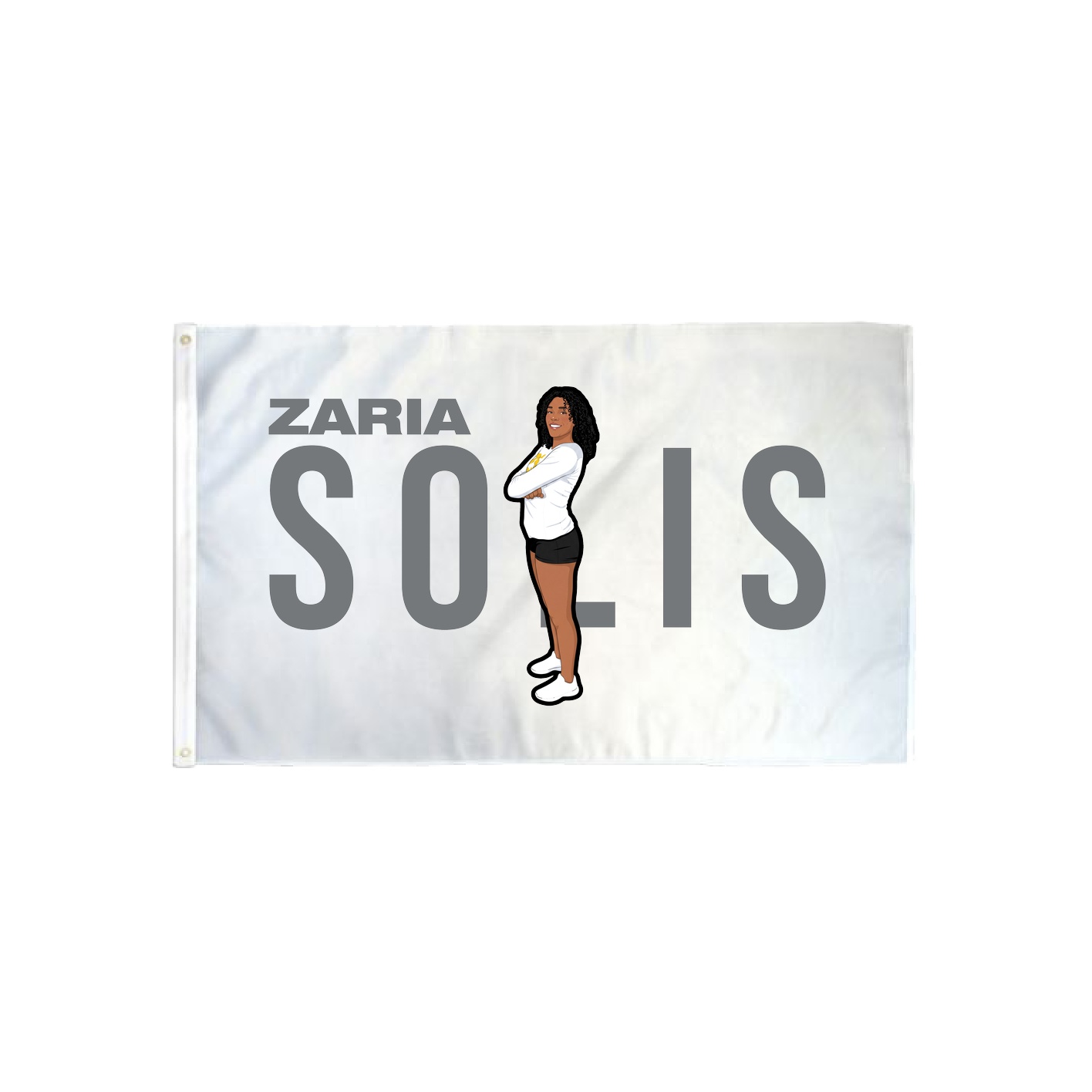 3x5 Flag — Player Name in Classic