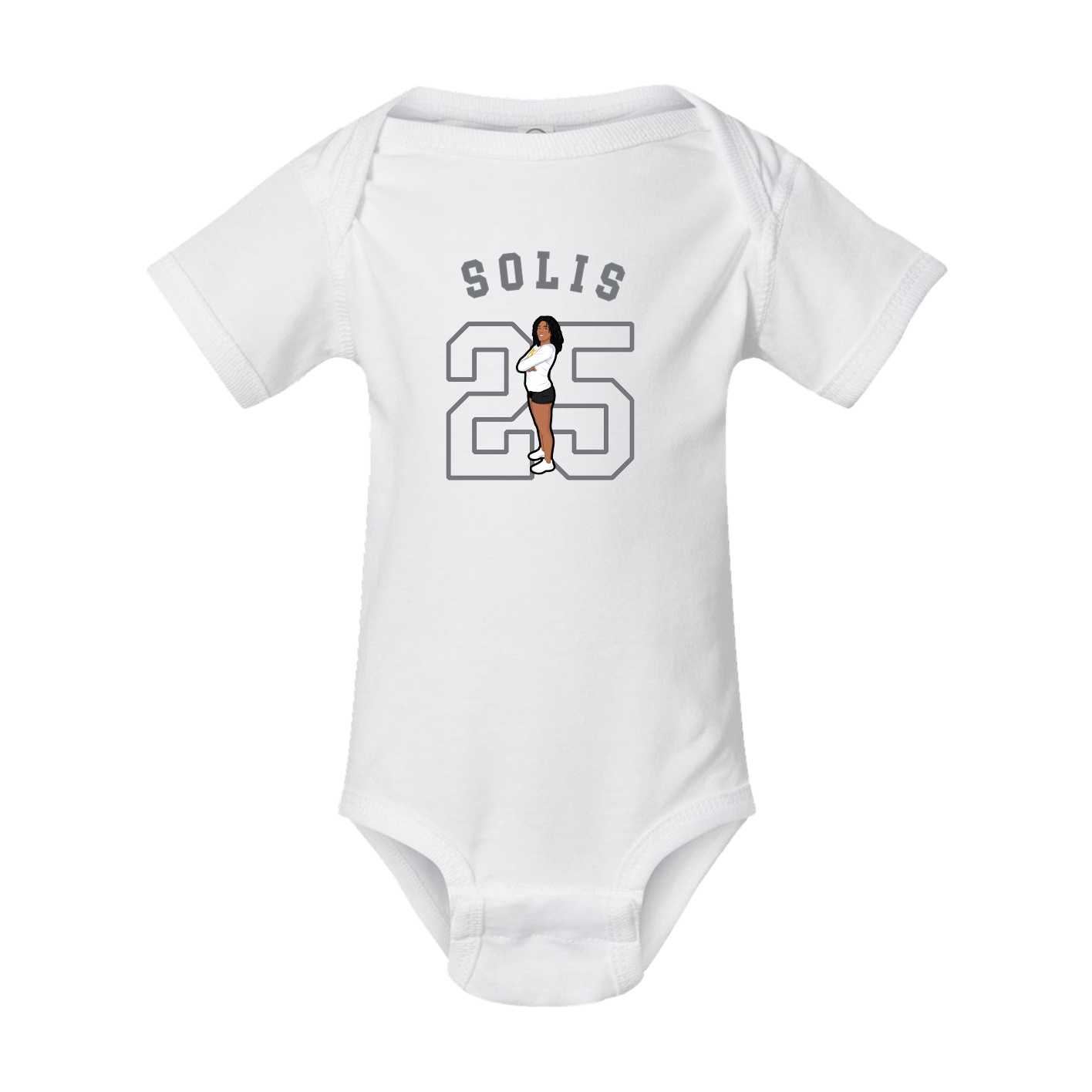 Baby Onesie — Shirsey Arch in White