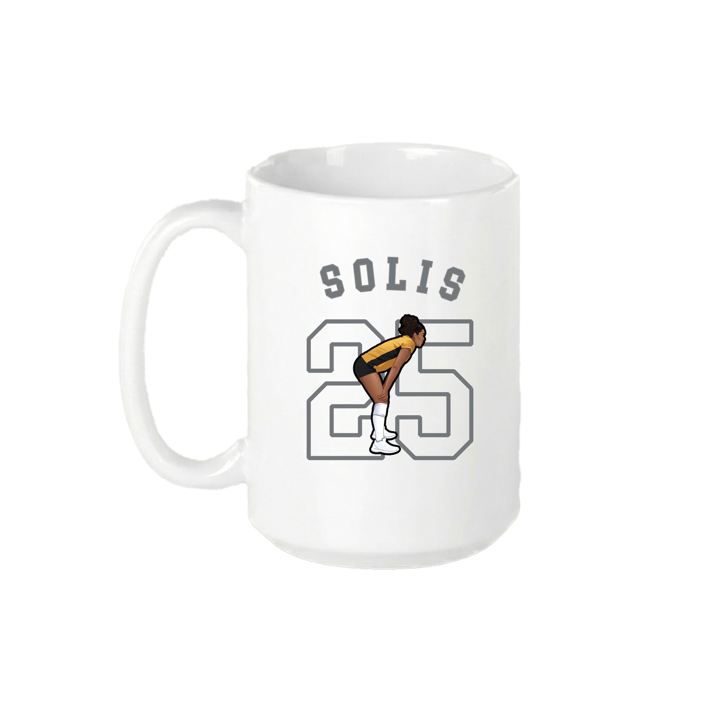 15oz Coffee Mug — Shirsey Arch in White
