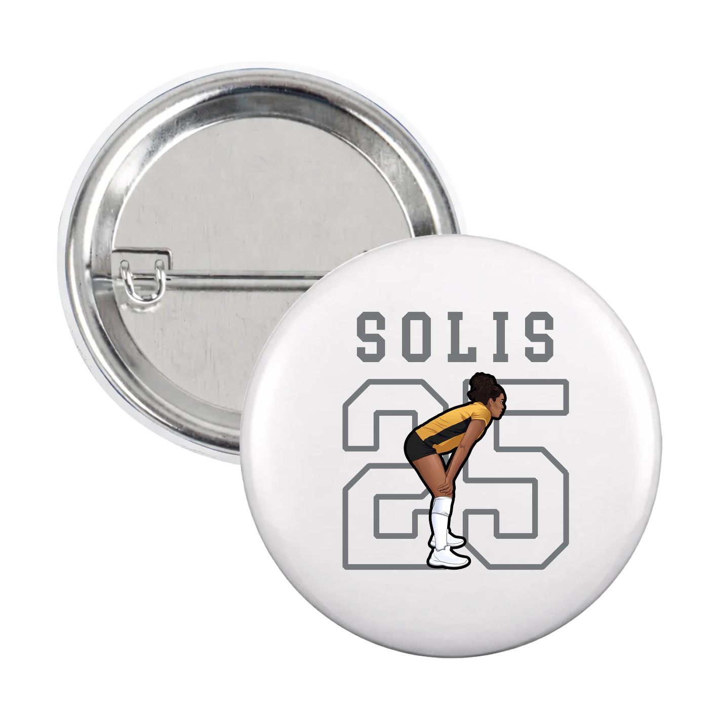 Game Day Button — Shirsey in White