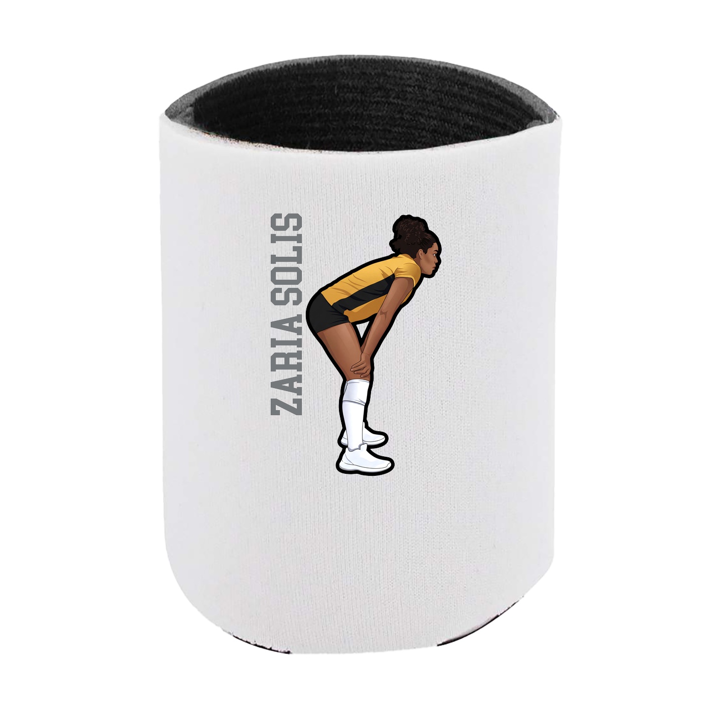 Can Holder — Name Vertical in White