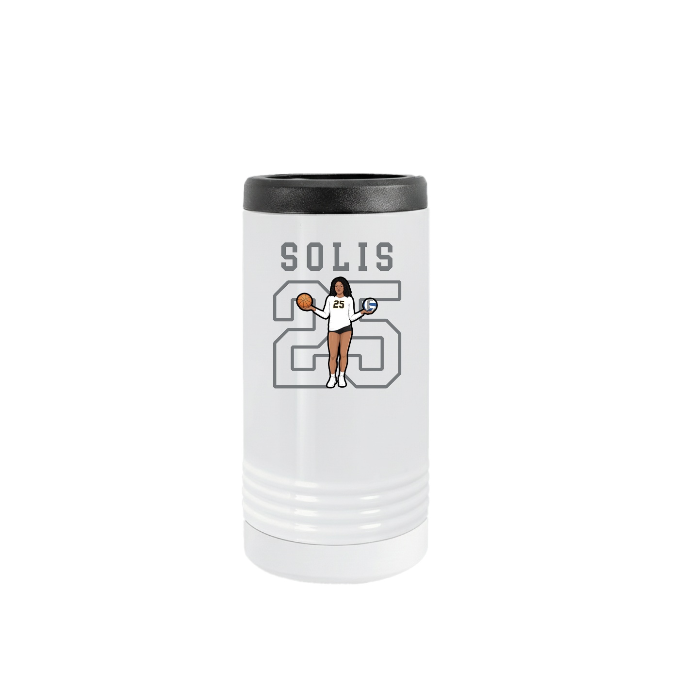 Slim Beverage Holder — Shirsey in White