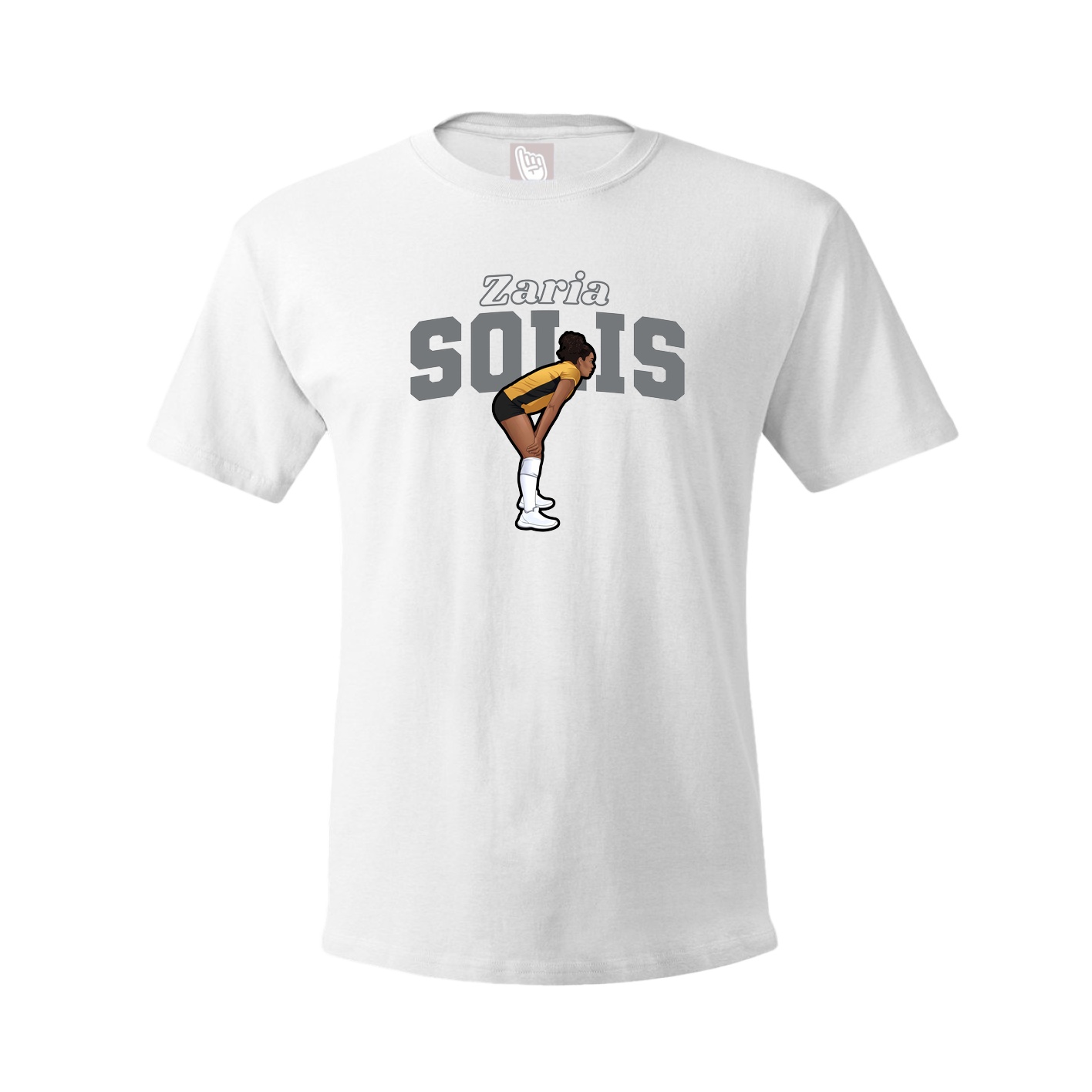 Tee — Name Arch in White