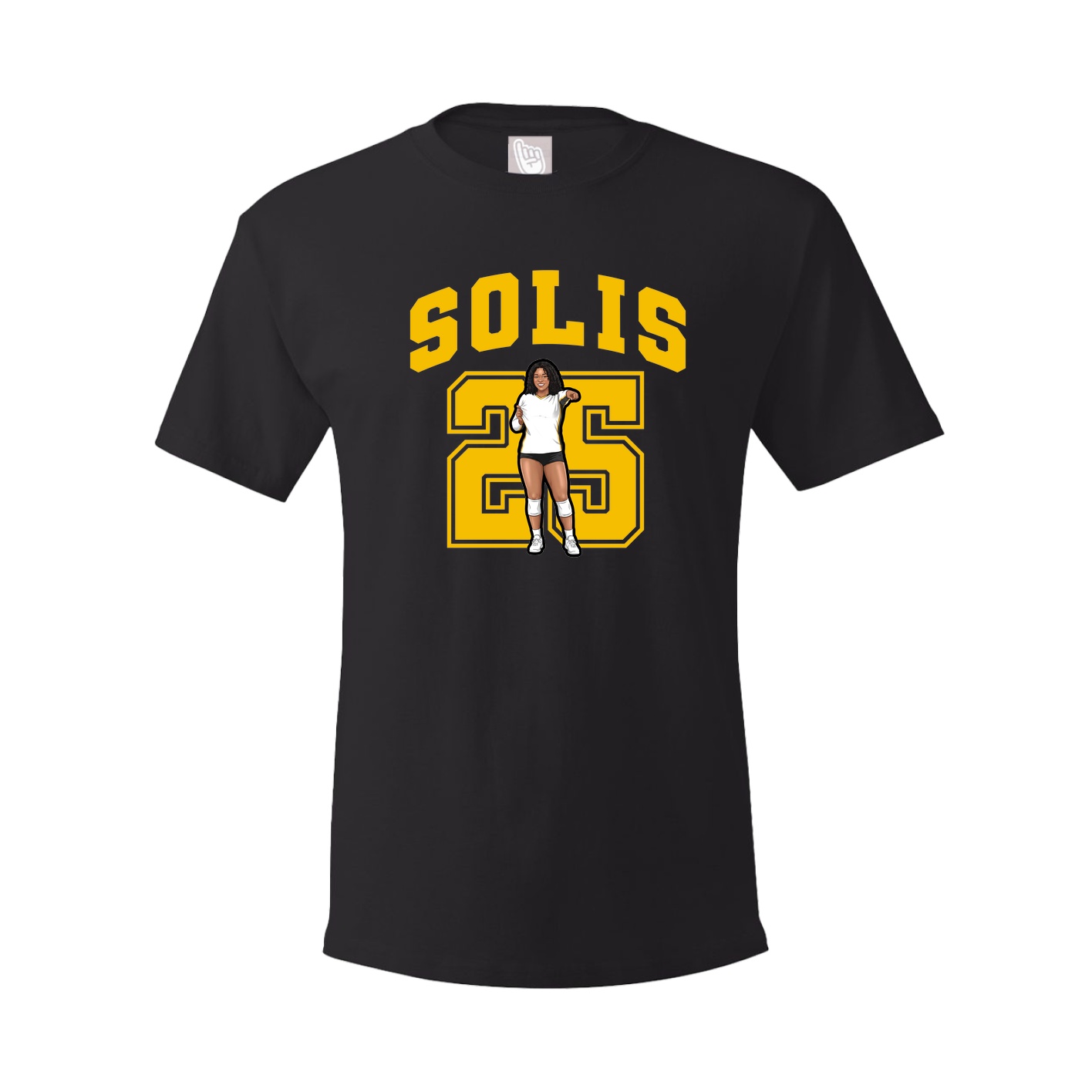 Youth Tee — Number in Black