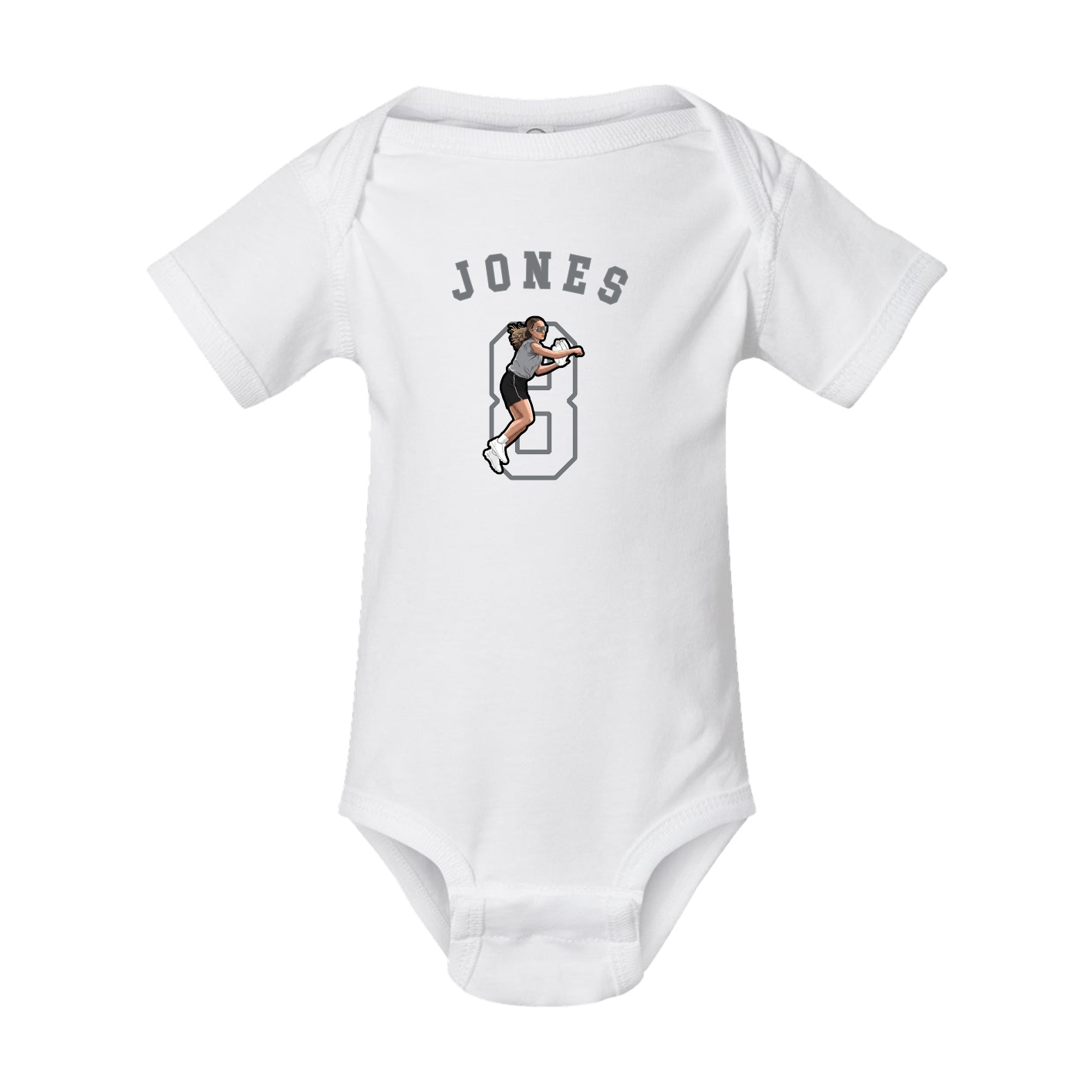 Baby Onesie — Shirsey Arch in White