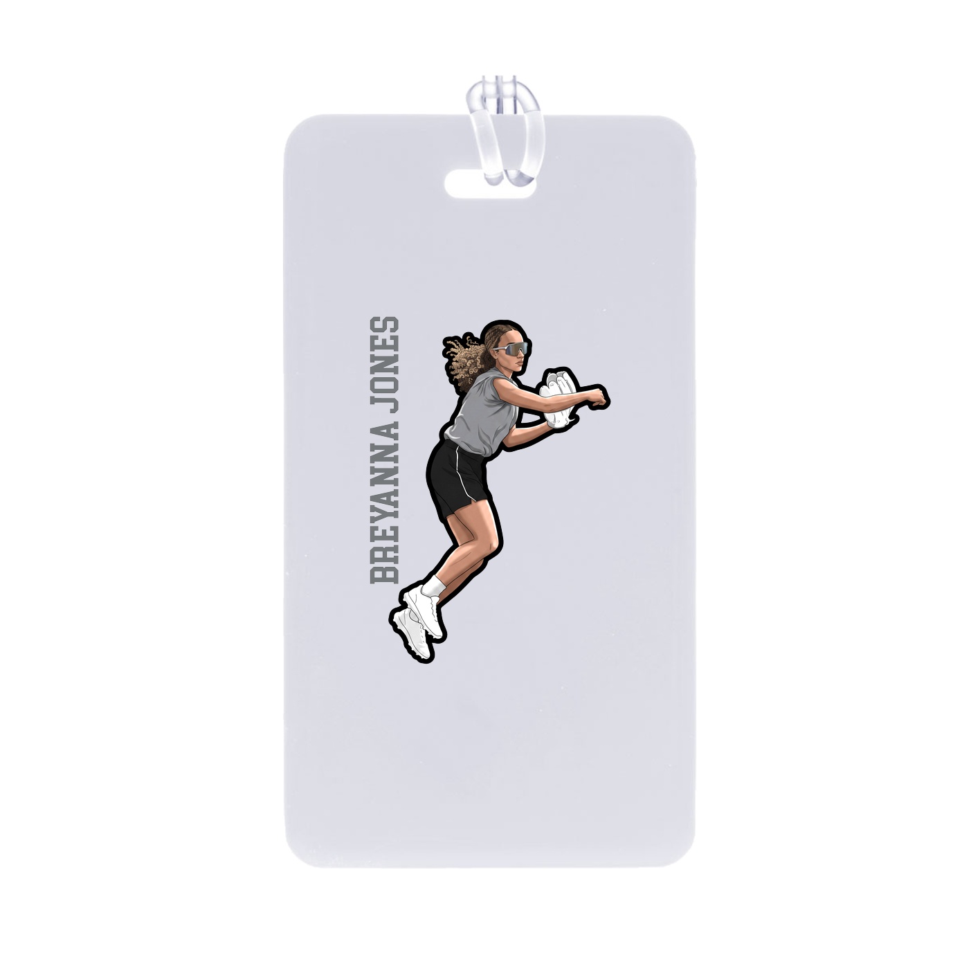 Bag Tag — Name Vertical in Classic